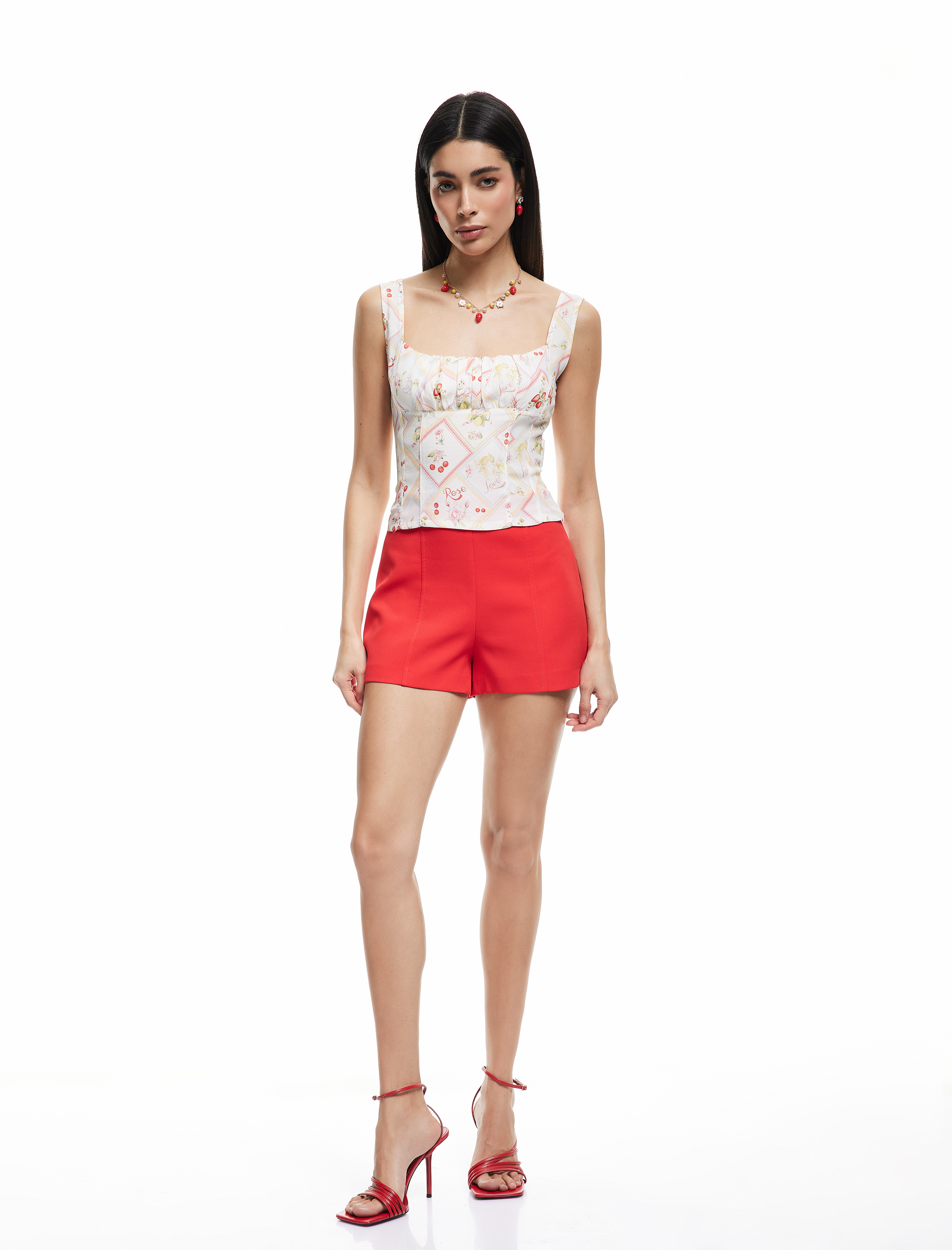   Koton X Sibil Çetinkaya - Standart Bel Mini Şort