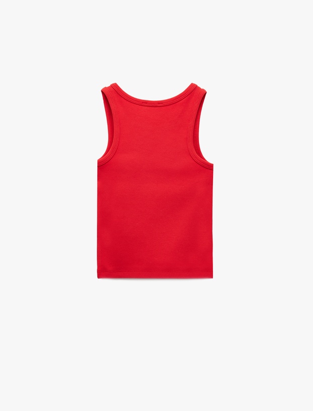 Pamuklu Bisiklet Yaka Kolsuz Kaşkorse Basic Atlet_1