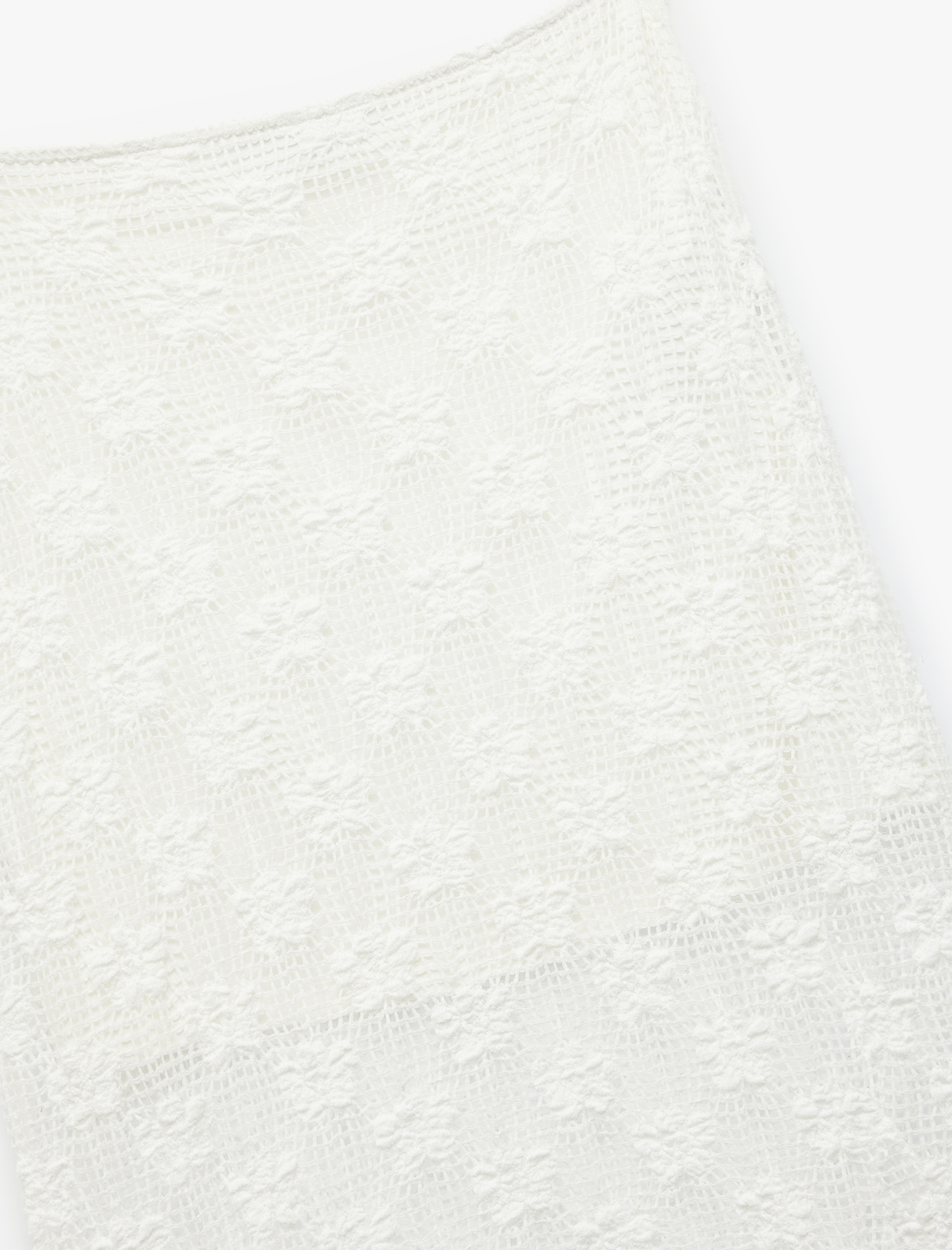   Koton X Sibil Çetinkaya -  Yarım Astarlı Transparan Uzun Dantel Etek