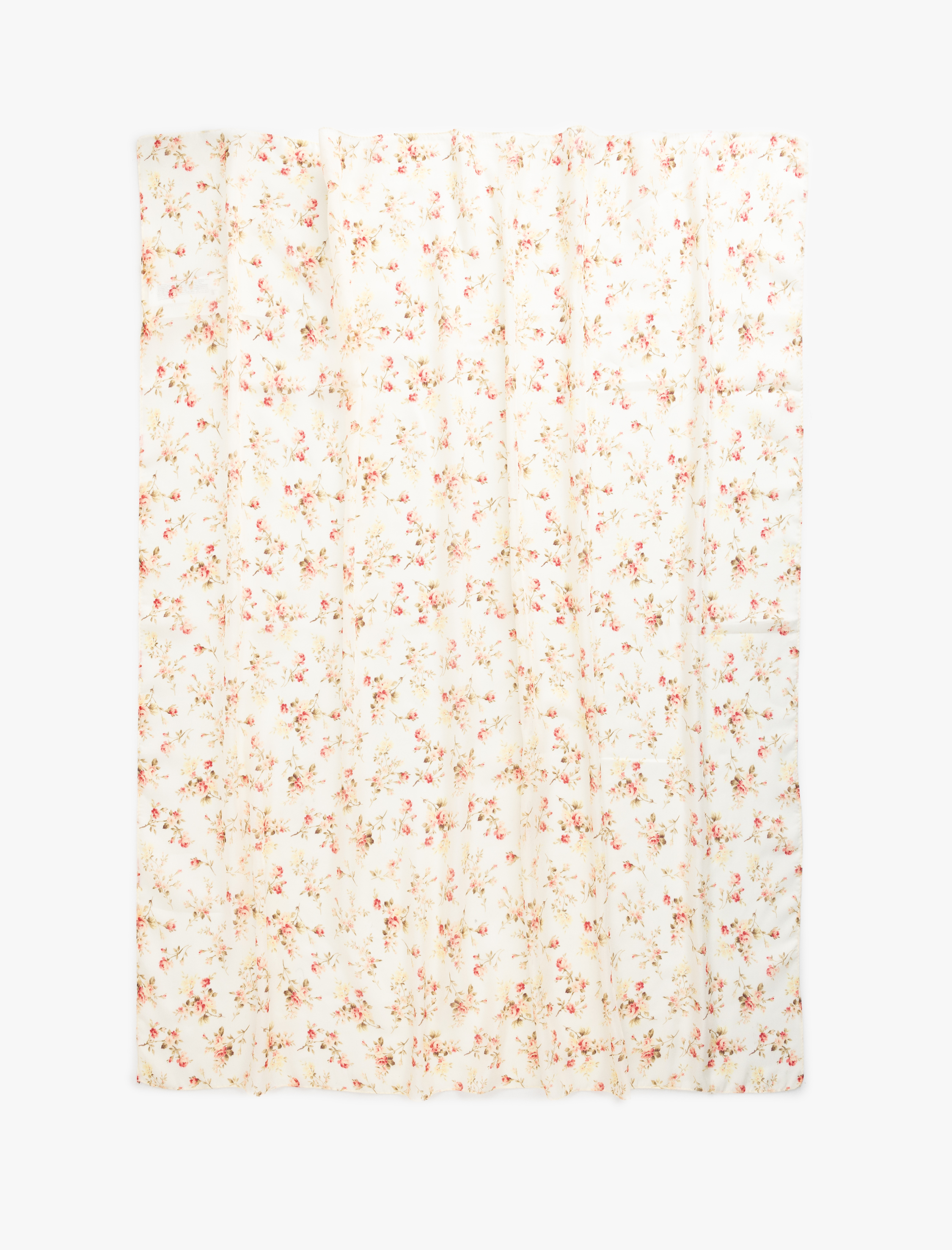  Kadın Kare Çok Renkli Çiçekli Fular