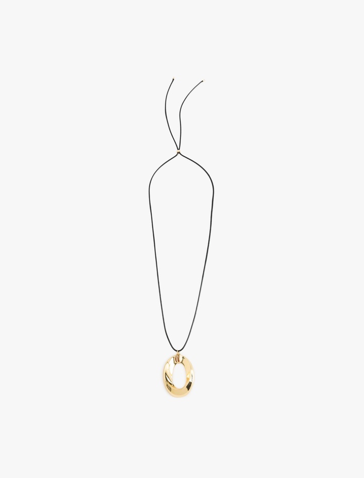 Kadın Geometrik Charm Detaylı Kolye
