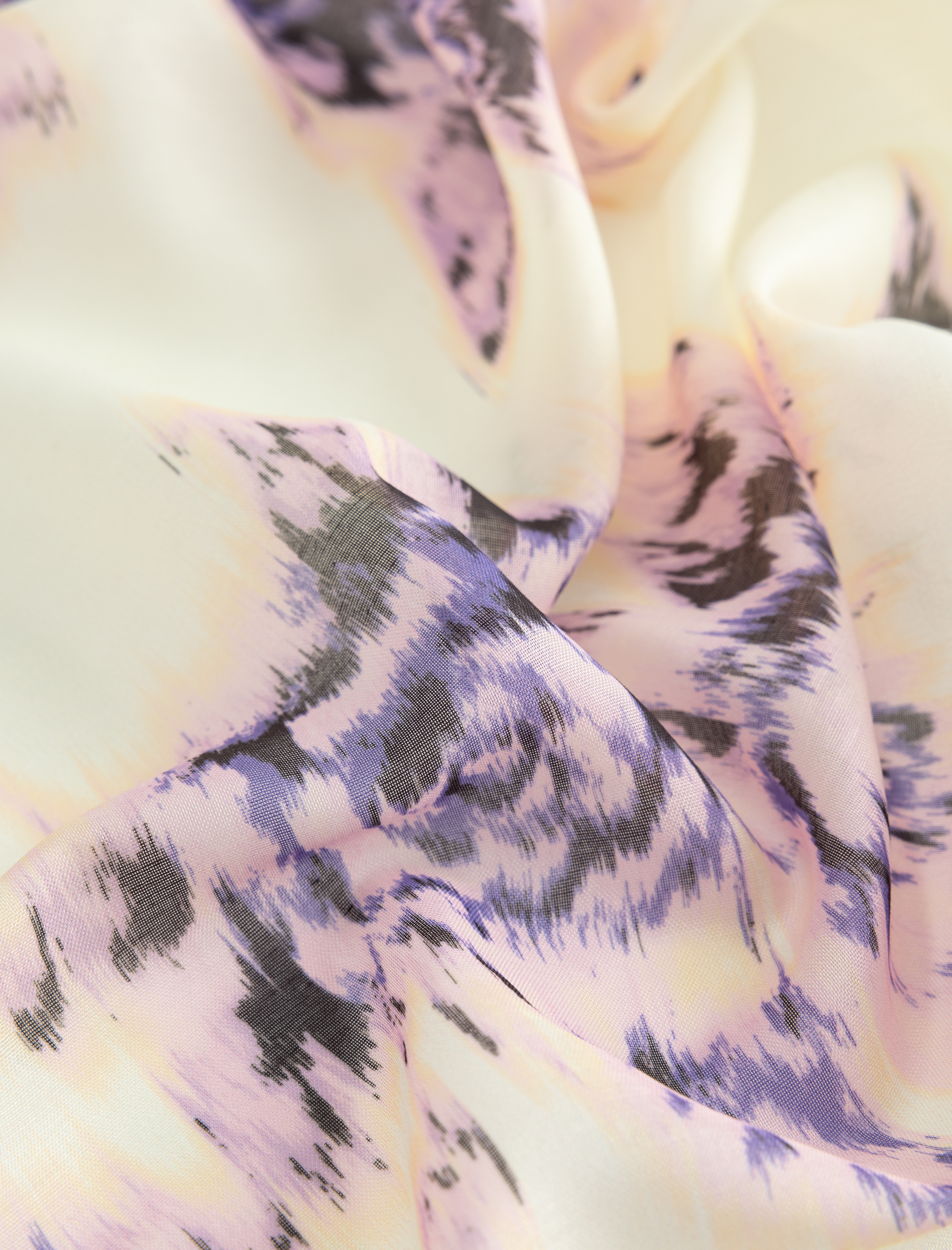  Kadın Kare Çiçekli Fular