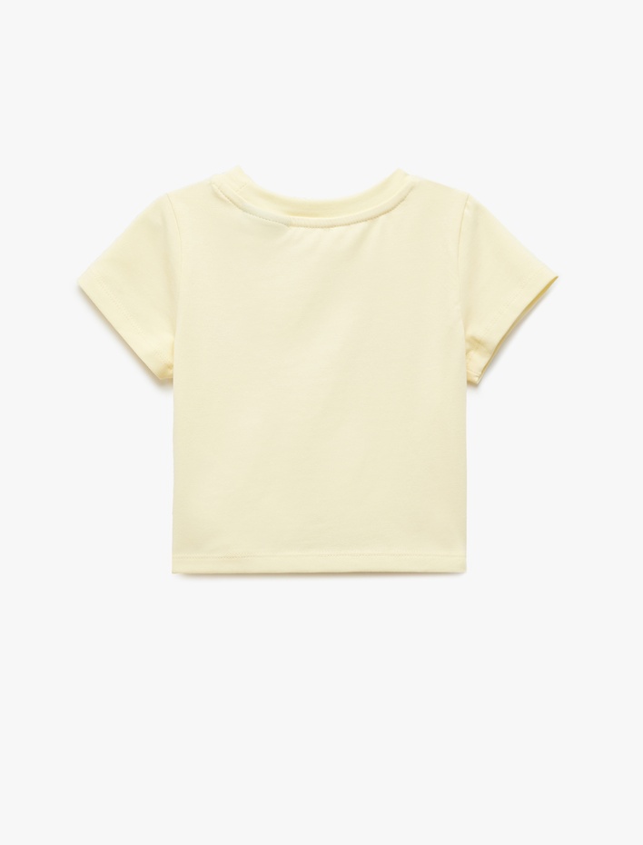 Kız Çocuk Power Girls Baskılı Kısa Kollu Bisiklet Yaka Pamuklu Lisanslı Tişört