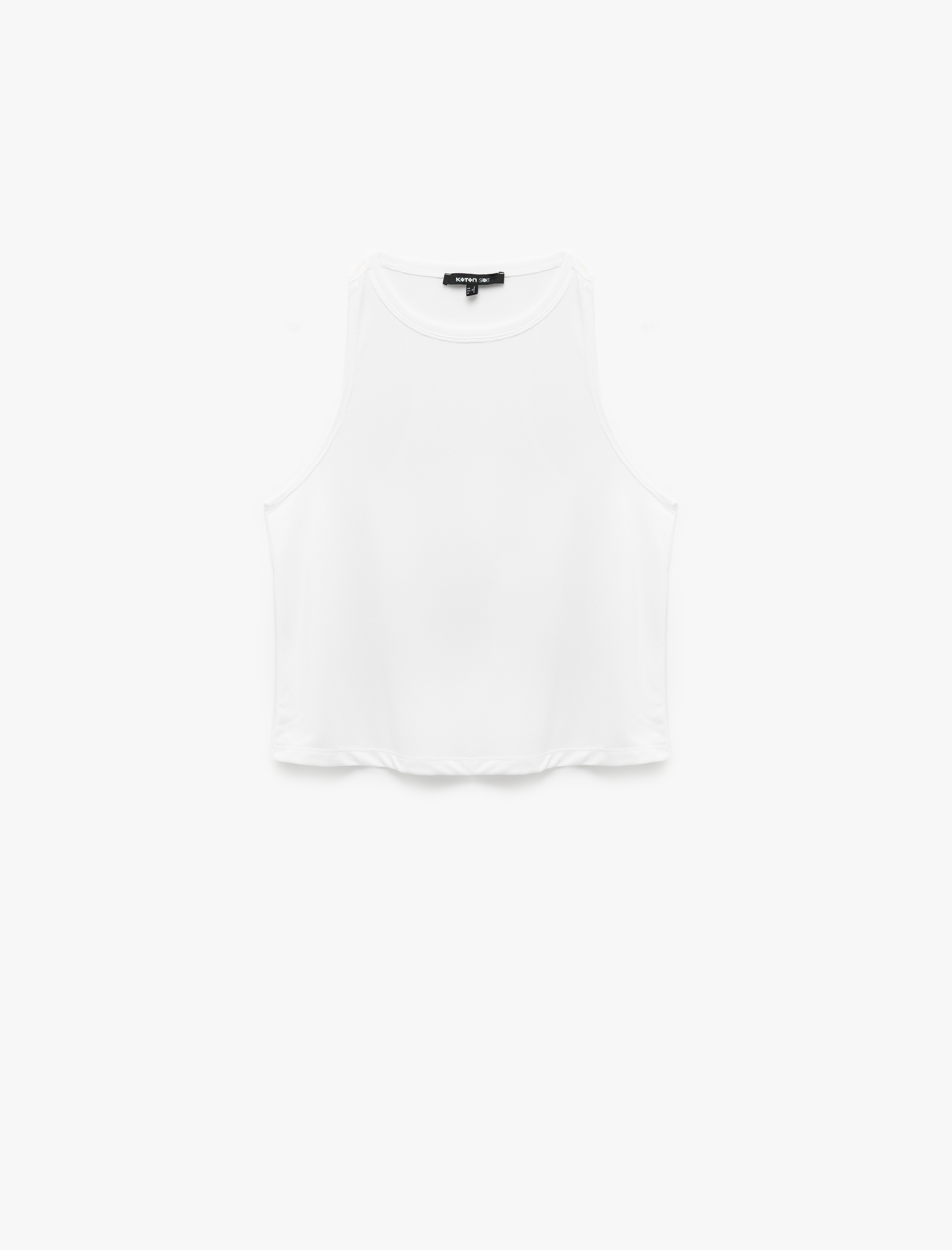   Kolsuz Rahat Kalıp Bisiklet Yaka Basic Sporcu Atleti