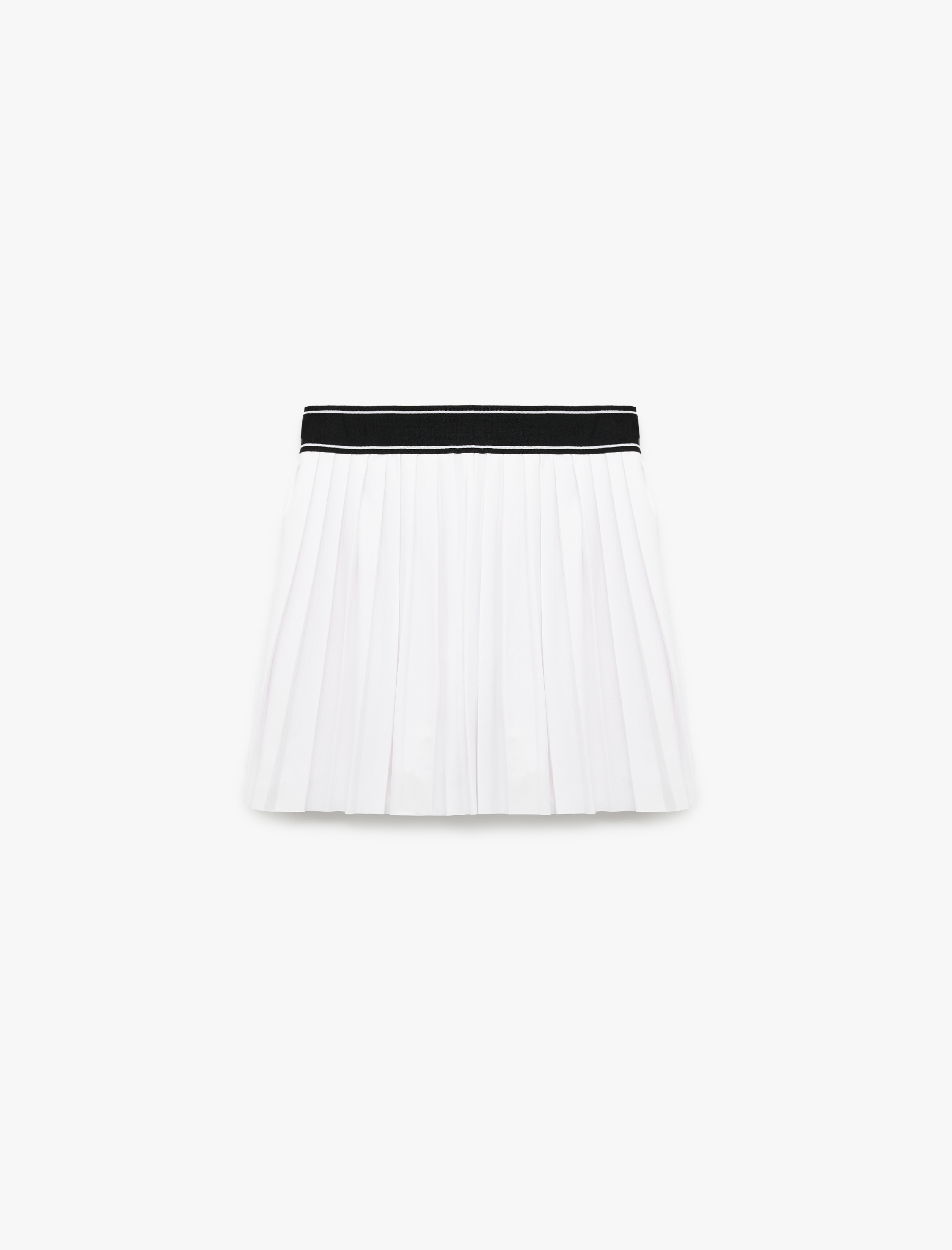 Beli Lastikli Pileli Mini Şort Etek