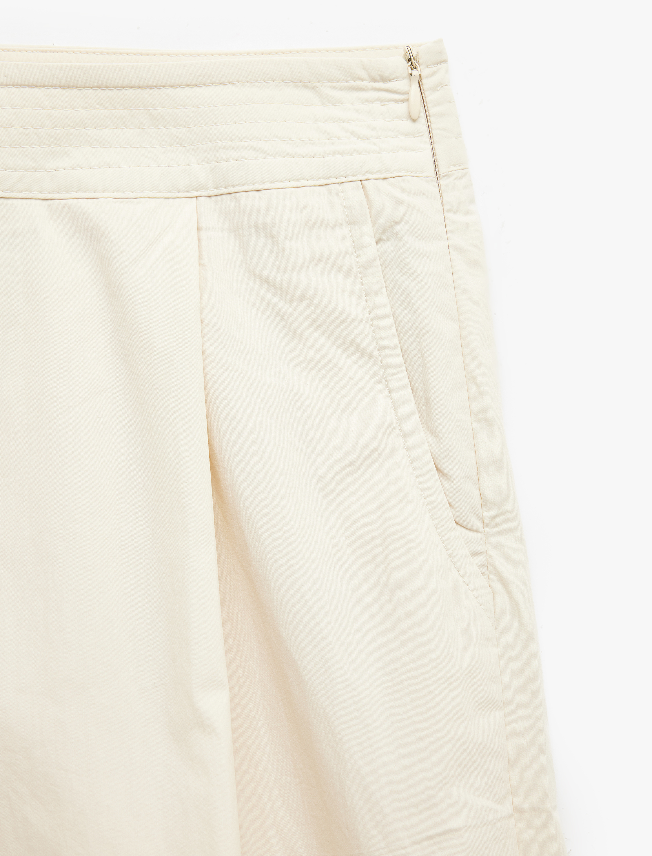   Koton X Sima Tarkan - Cepli Pile Detaylı Geniş Paça Palazzo Pantolon