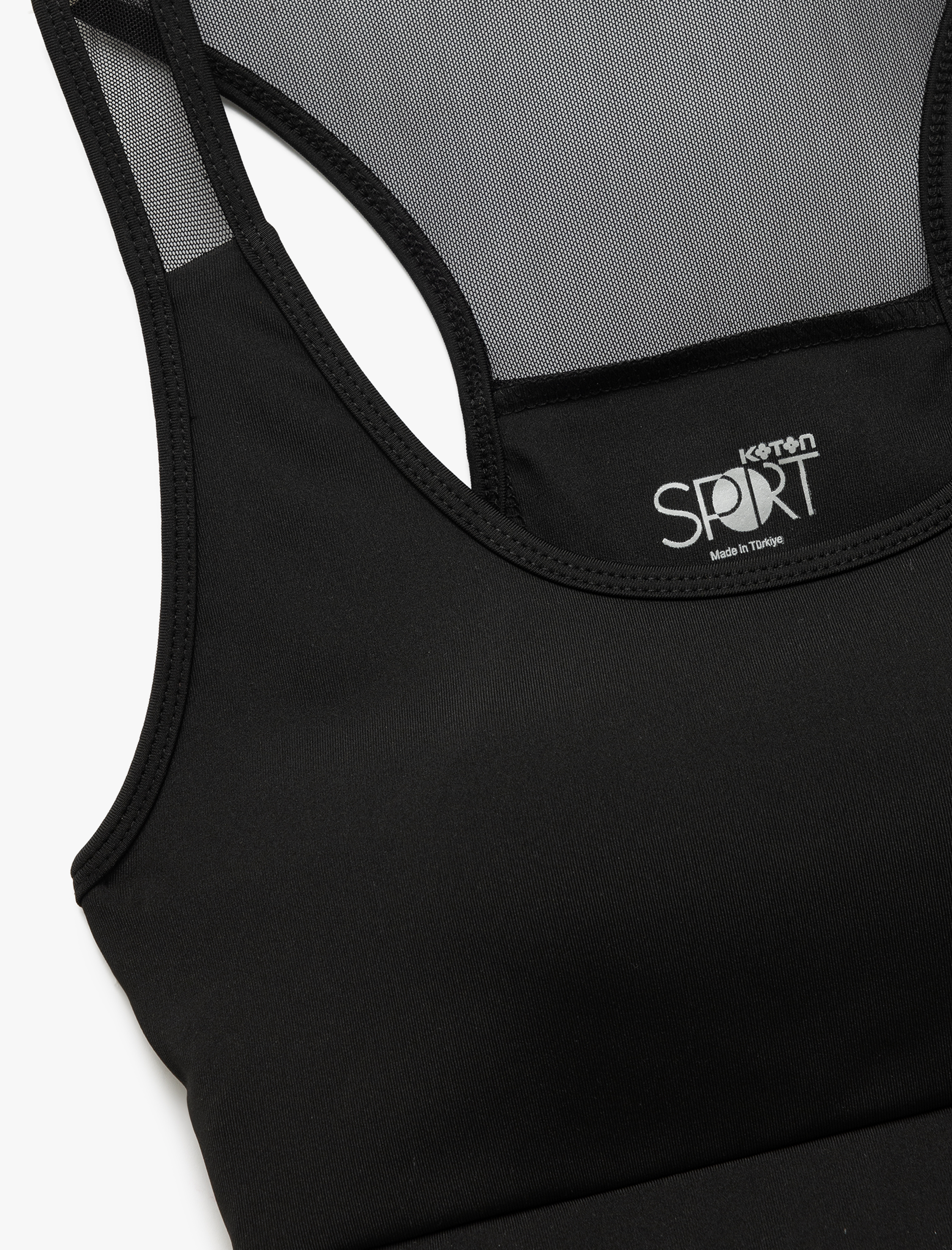   Tül Detaylı U Yaka Slim Fit Sporcu Sütyeni