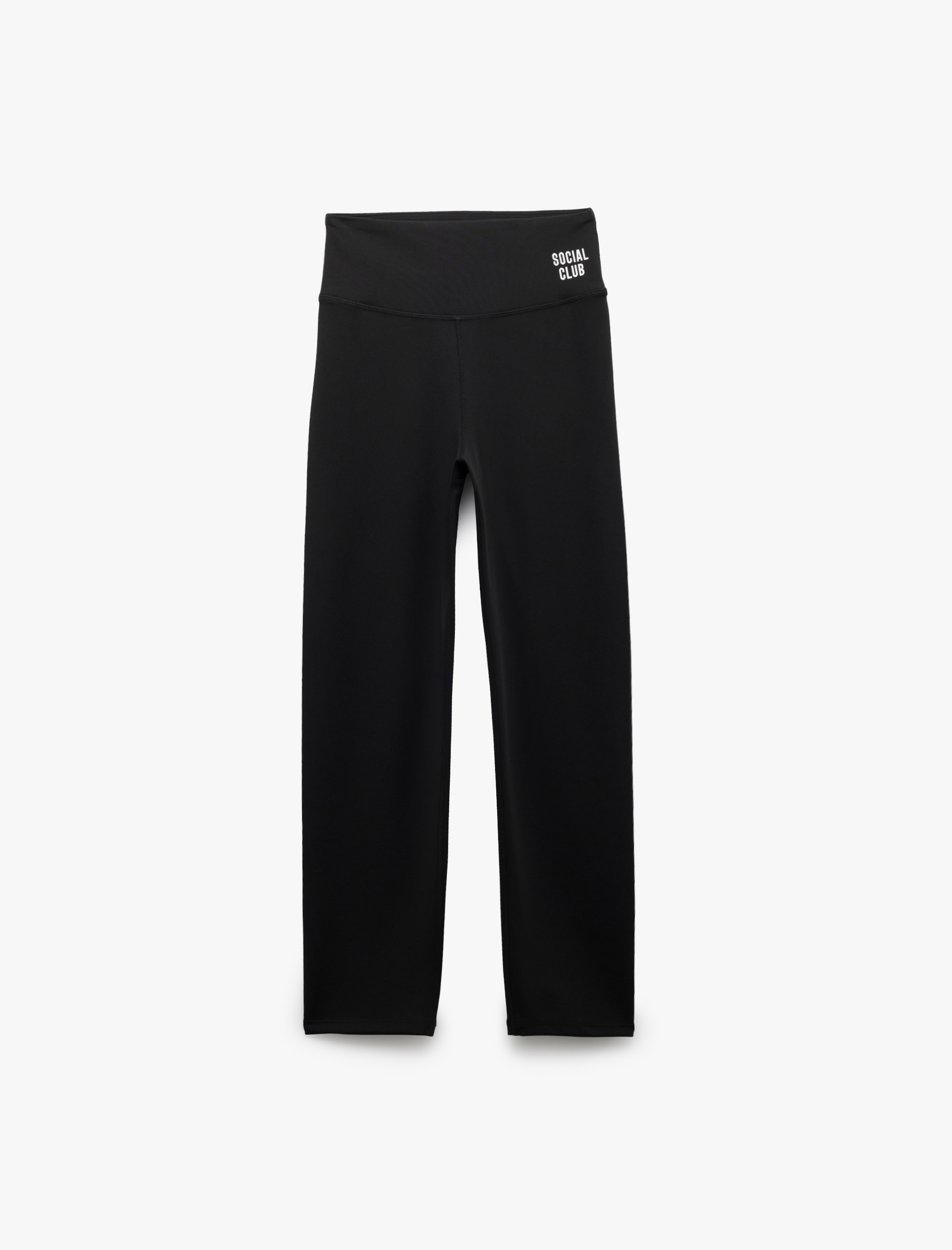   Normal Bel Baskılı Dikiş Detaylı Dar Kesim İnterlok Spor Tayt