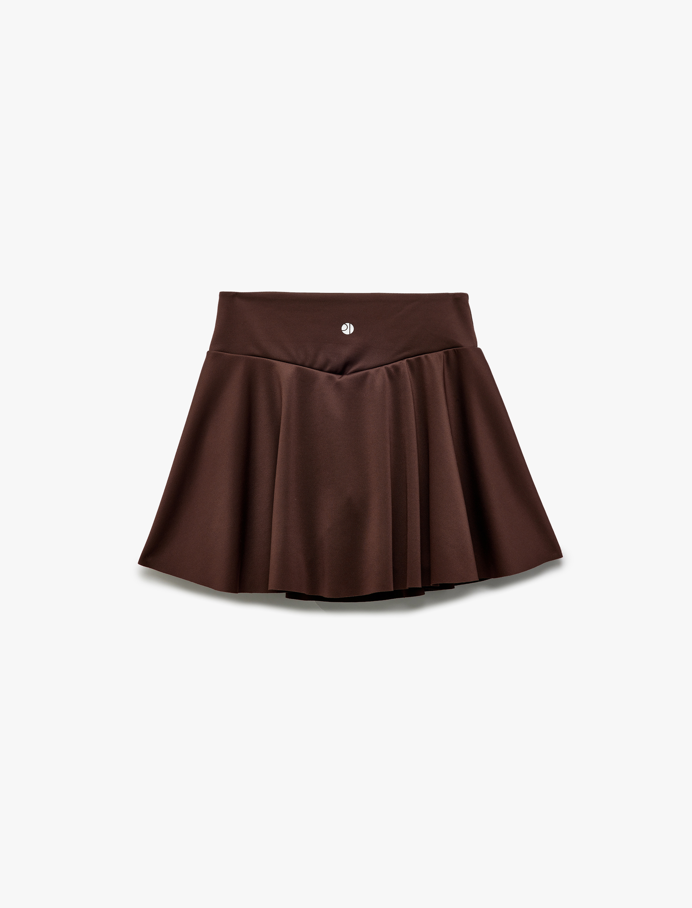   Yüksek Bel Scuba Mini Spor Şort Etek