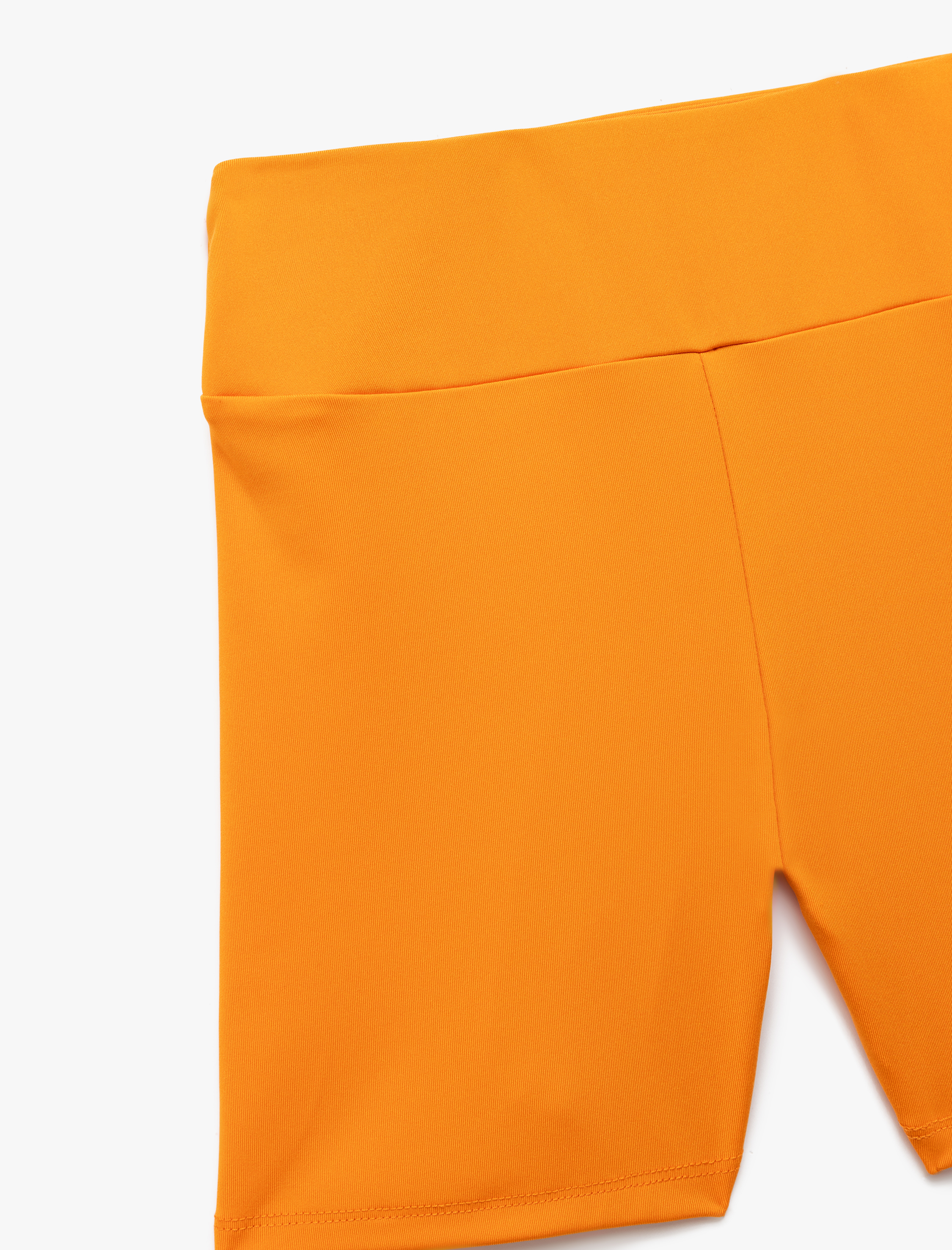   Yüksek Bel Dar Kalıp İnterlok Biker Spor Tayt