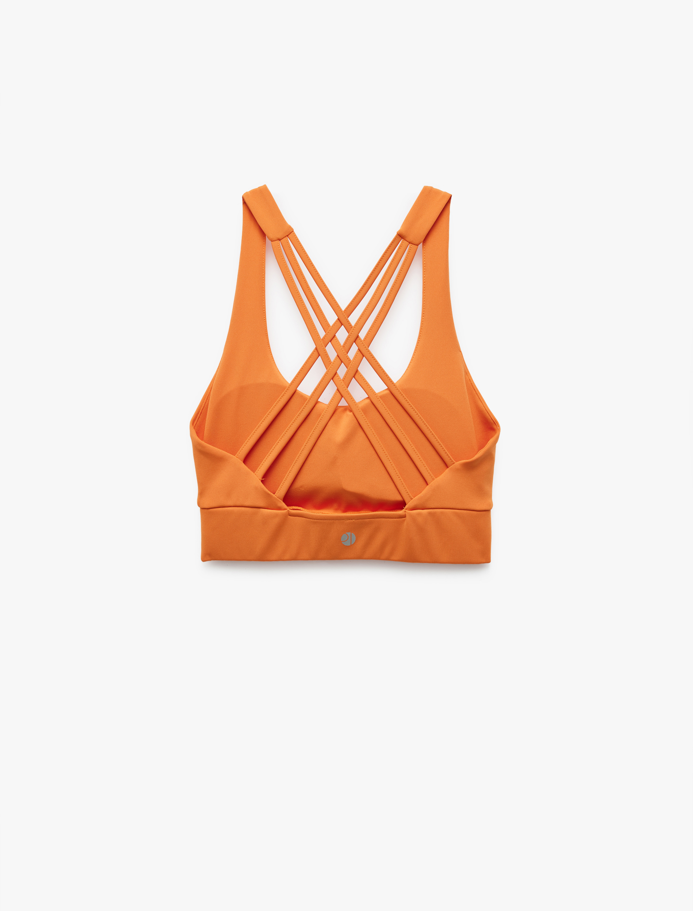   U Yaka Sırt Detaylı Çapraz Askılı Sporcu Sütyeni