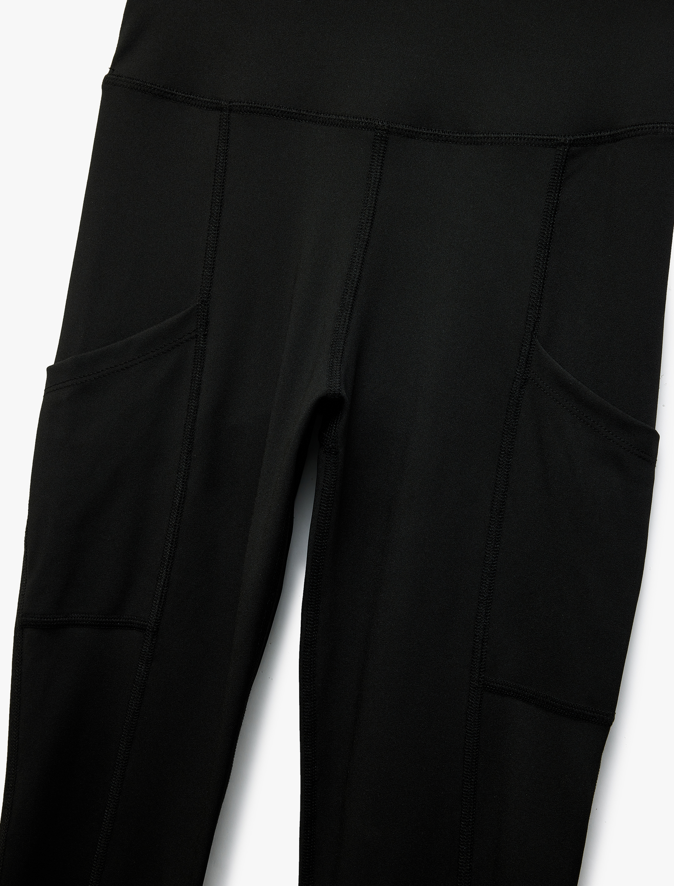   Dikiş Detaylı Slim Fit Spor Tayt