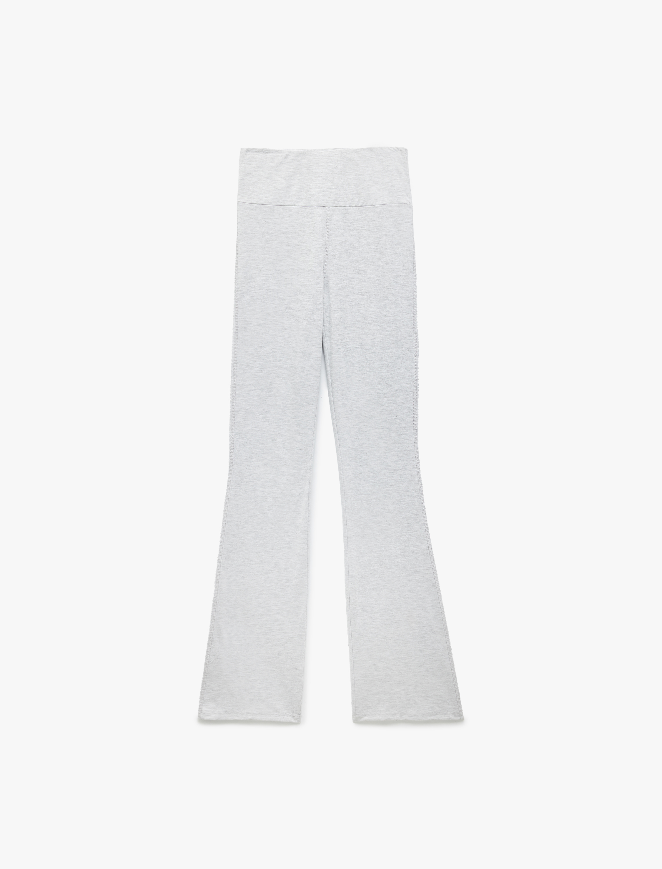   Pamuk Karışımlı İspanyol Paça Spor Tayt