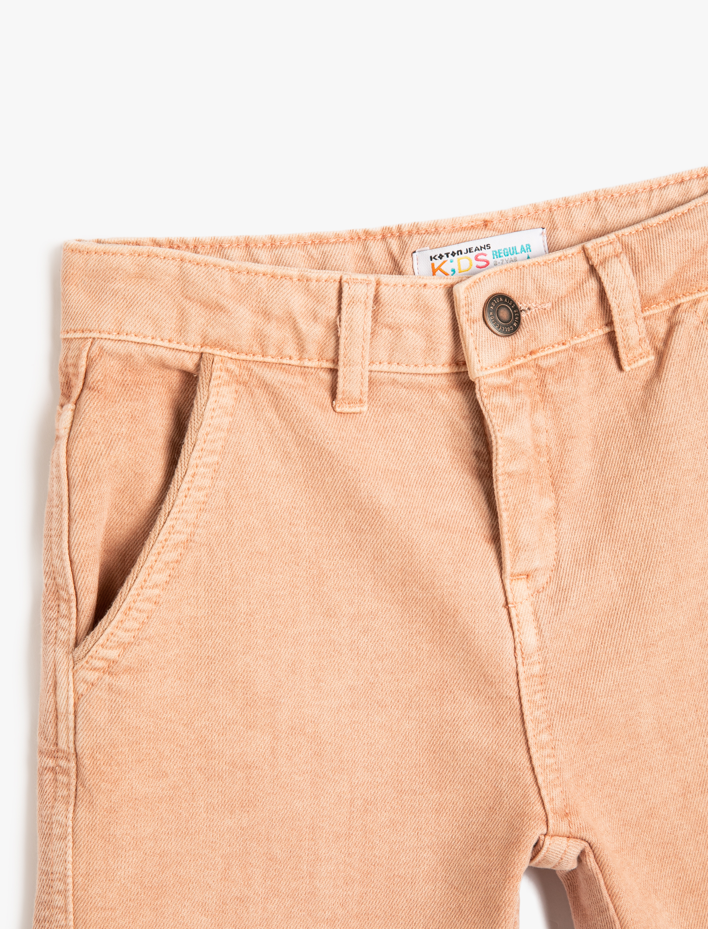  Erkek Çocuk Kot Şort Cepli Pamuklu