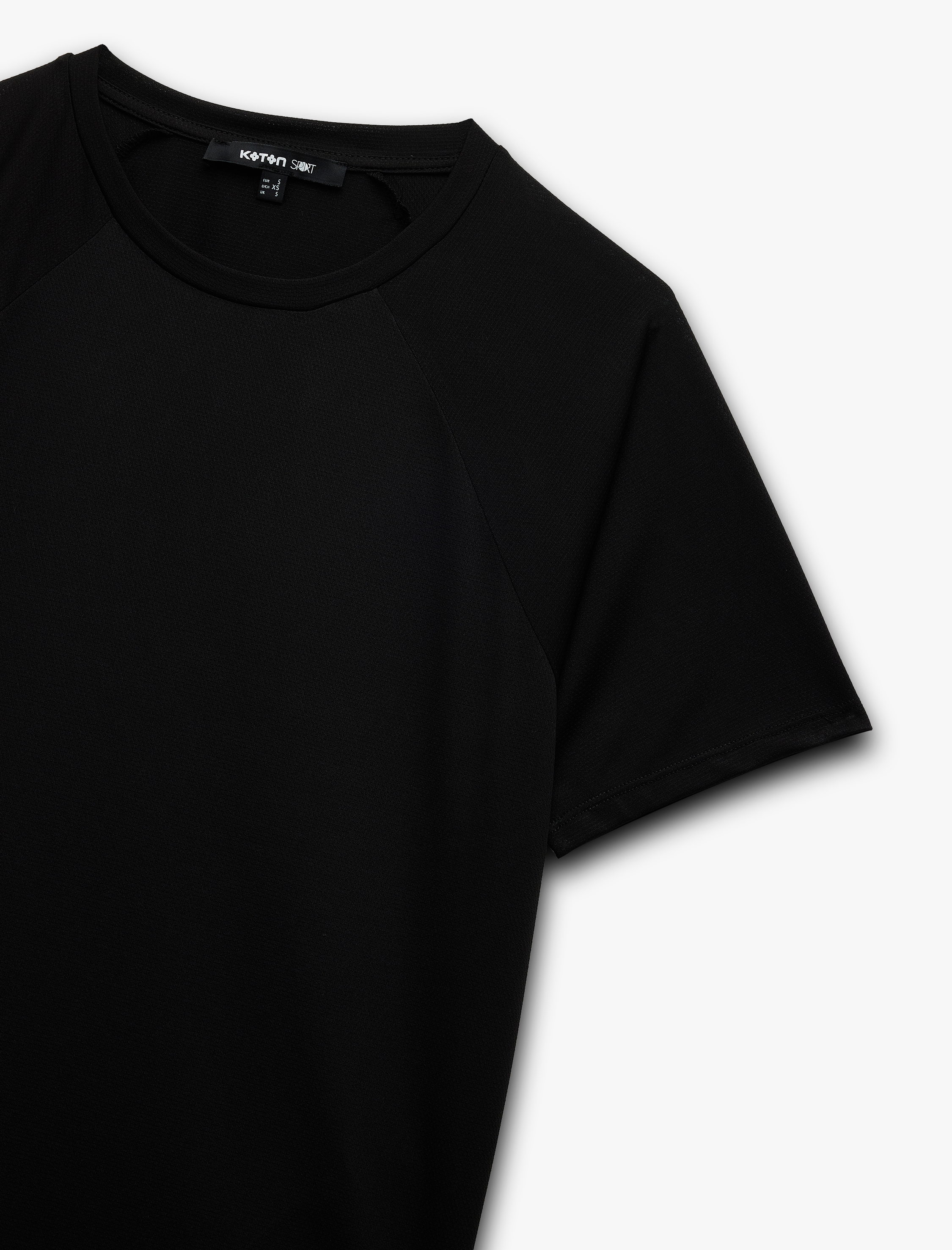   Kısa Kollu Bisiklet Yaka Rahat Kesim Basic Spor Tişört