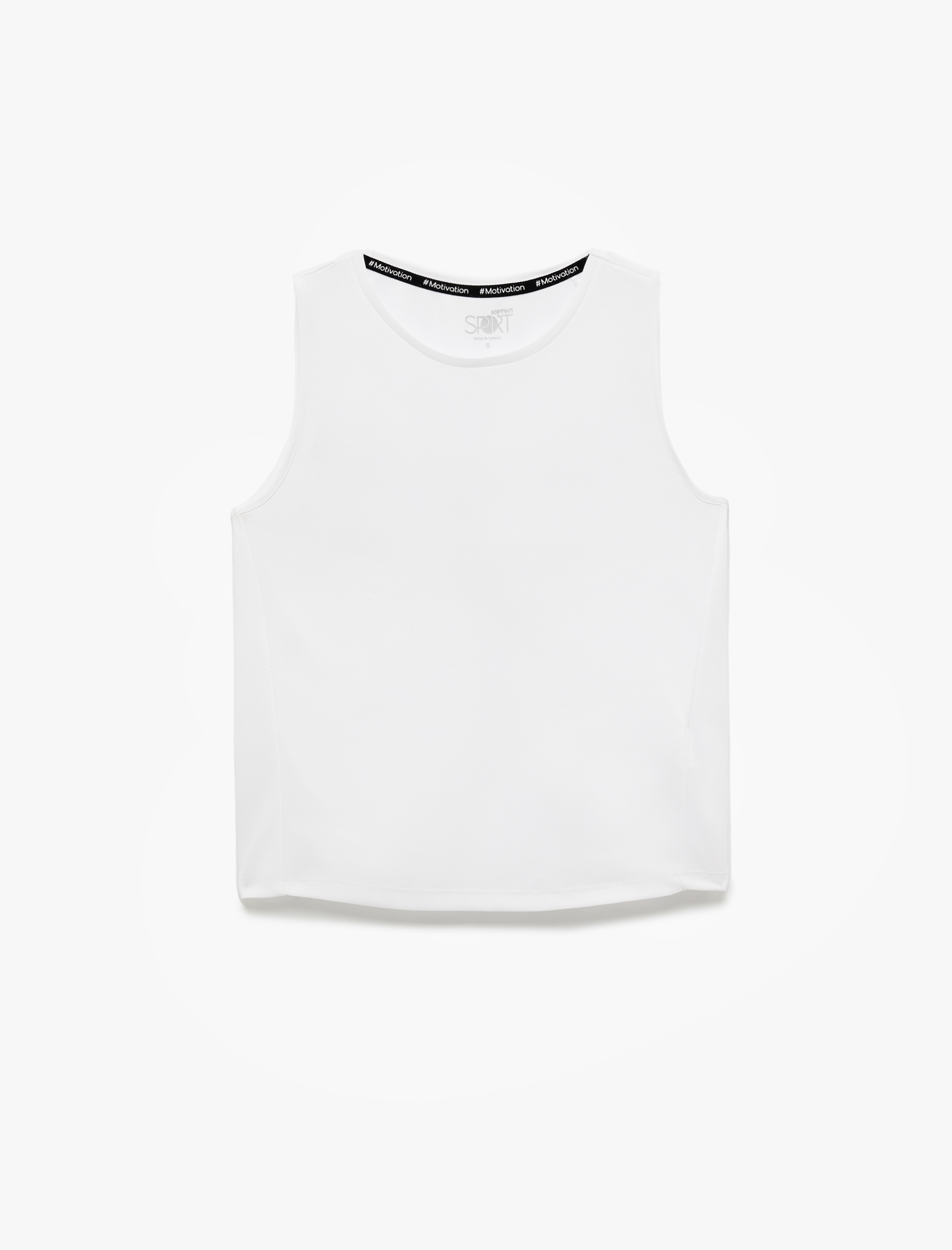   Oversize Kolsuz Bisiklet Yaka Sporcu Atleti