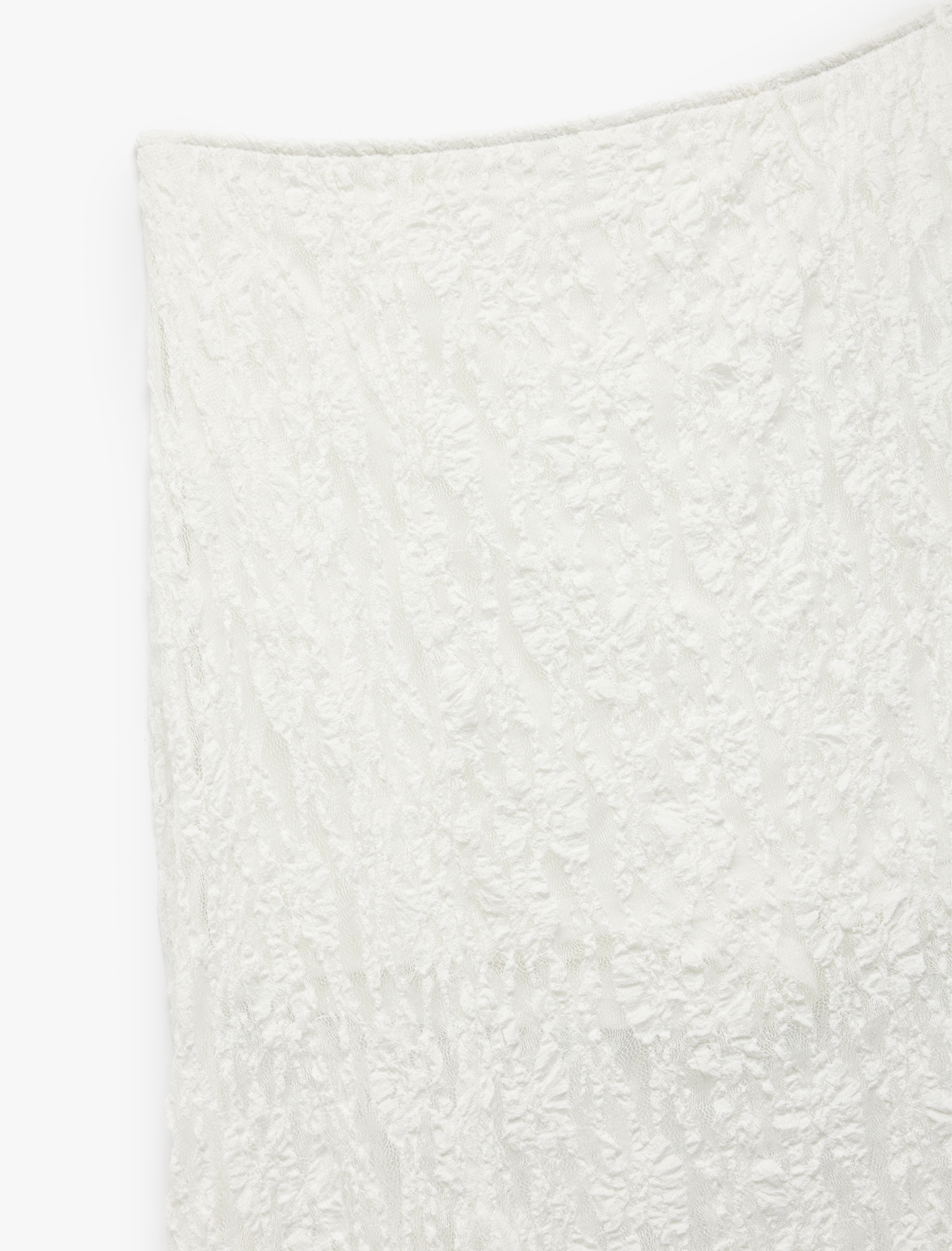   Koton X Sibil Çetinkaya - Yarım Astarlı Transparan Midi Dantelli Etek