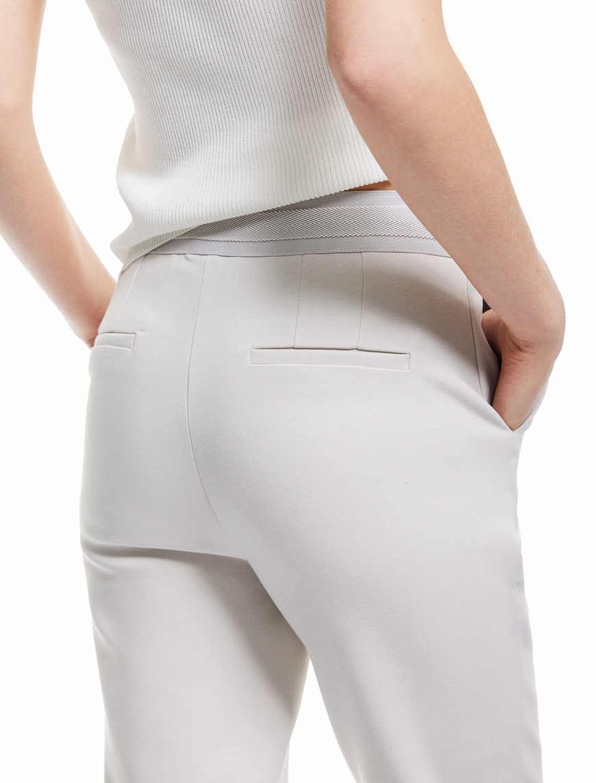   Yüksek Bel Slim Fit Cigarette Pantolon