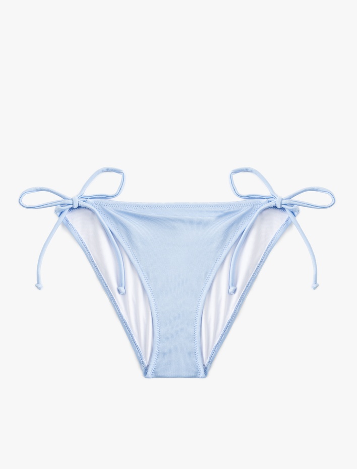  Astarlı Parlak Yanları İpli Bikini Altı