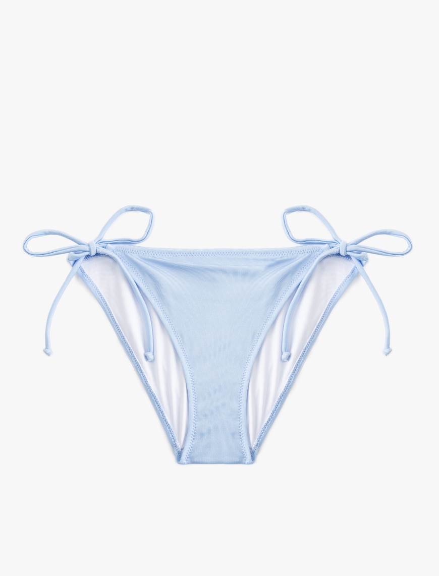   Parlak Yanları İpli Bikini Altı