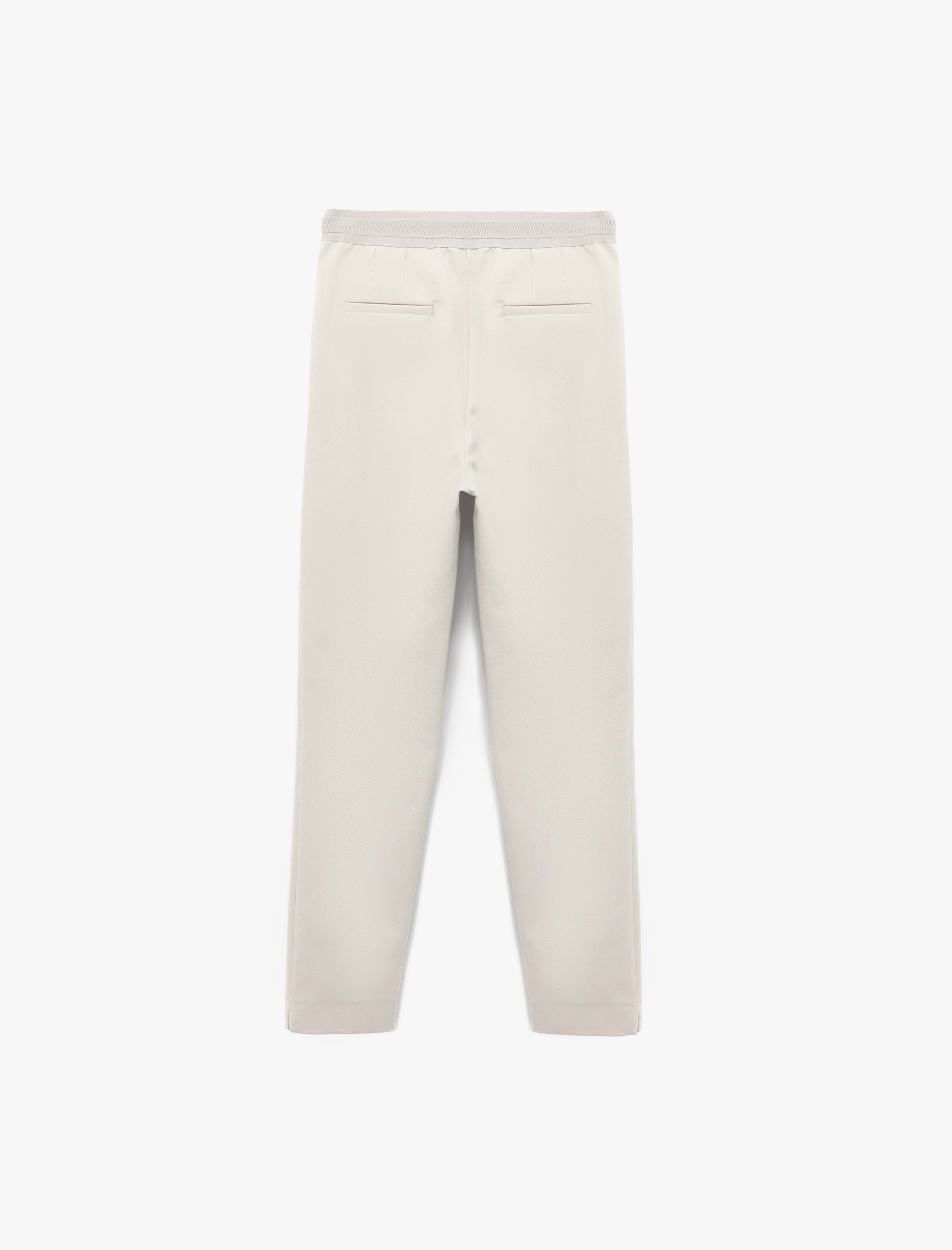   Yüksek Bel Slim Fit Cigarette Pantolon