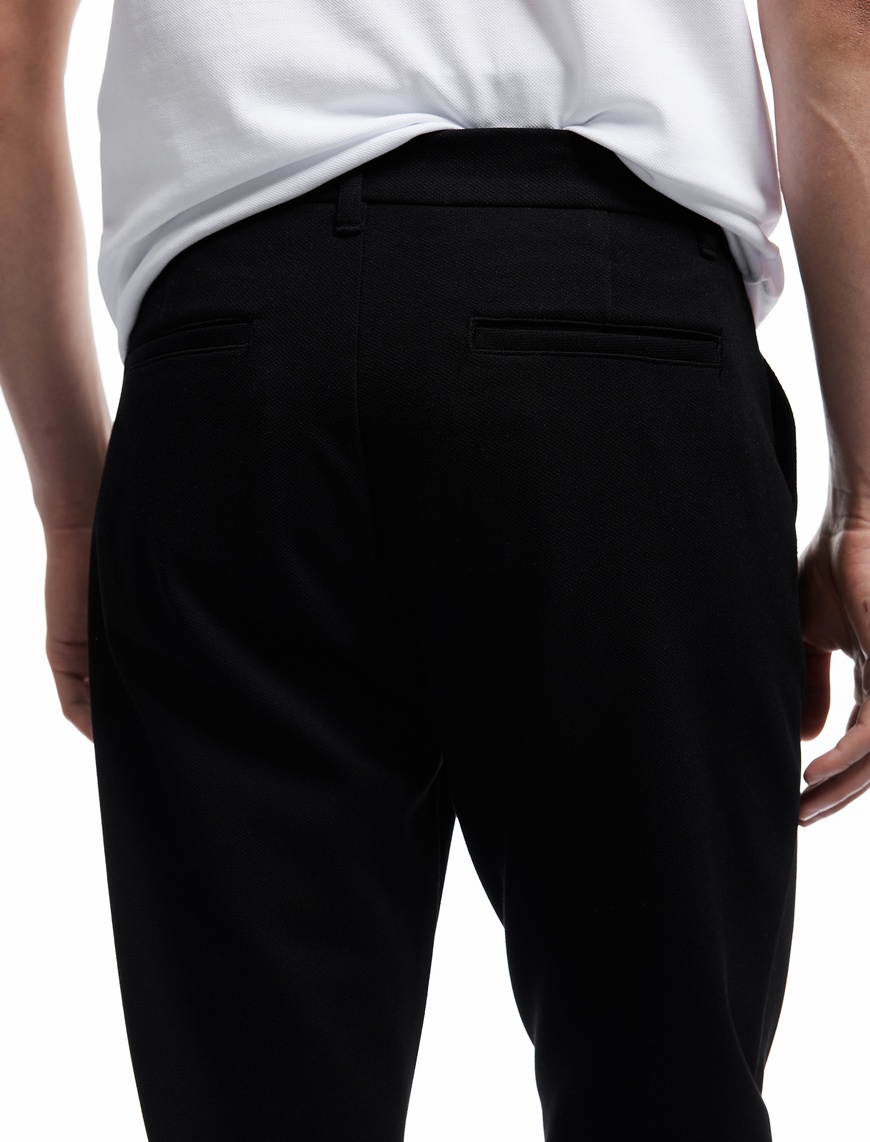   Normal Bel Cep Detaylı Slim Fit Chino Pantolon