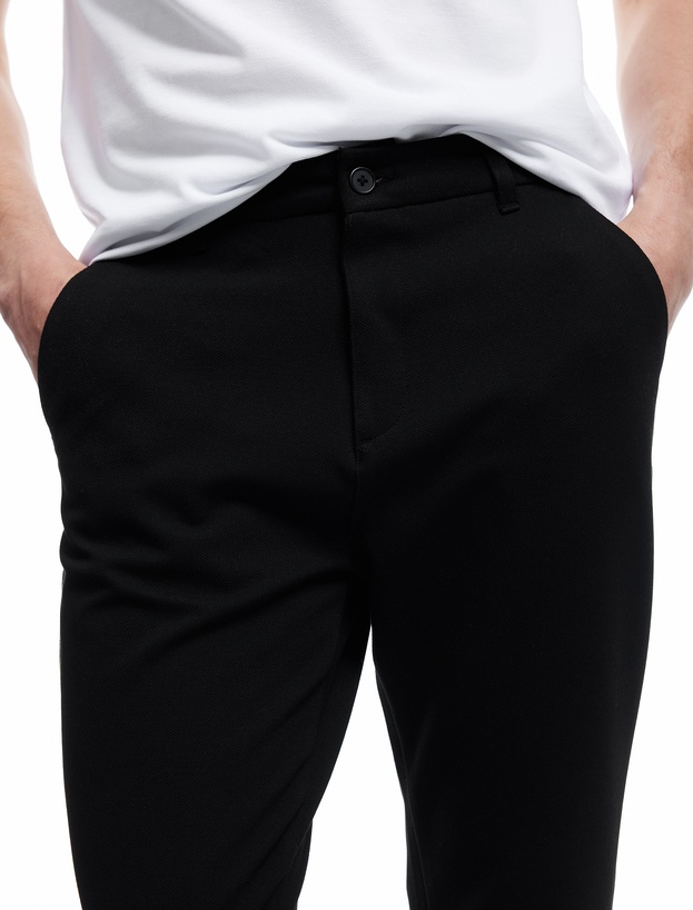 Normal Bel Cep Detaylı Slim Fit Chino Pantolon_2