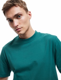 Basic Tişört Regular Fit Kısa Kollu Bisiklet Yaka Pamuklu