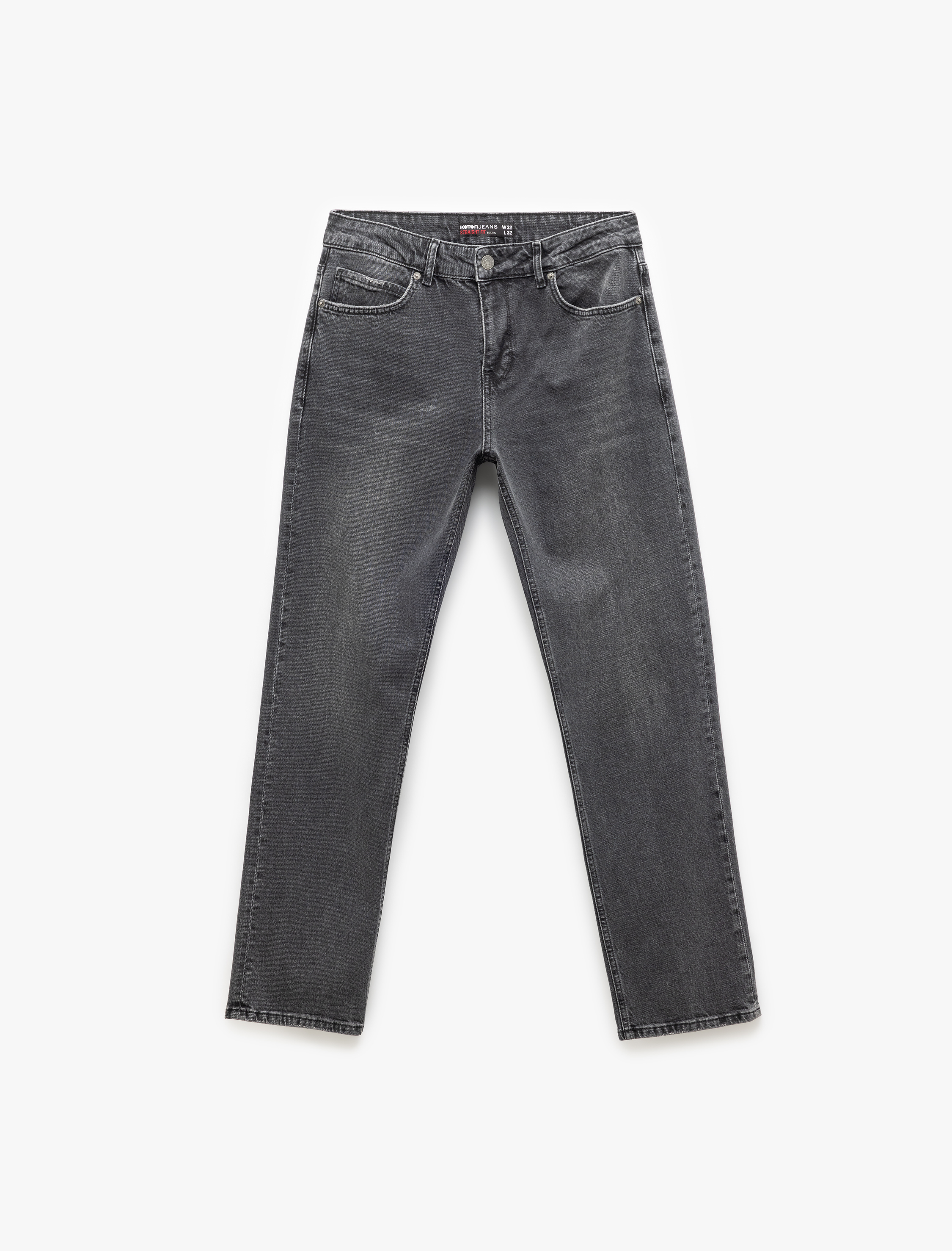   Normal Bel Pamuklu Straight Fit Jean Pantolon - Mark Jean