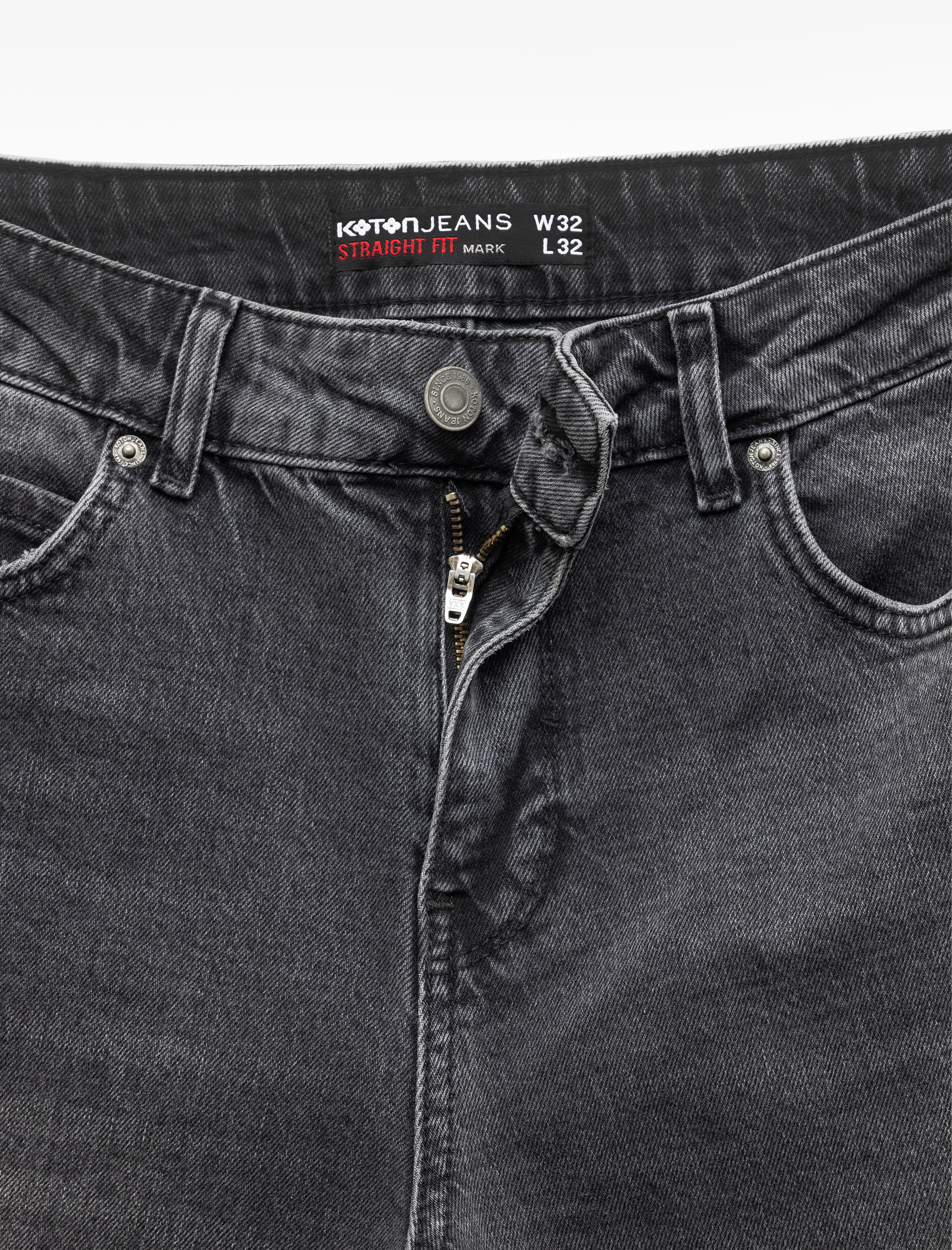   Normal Bel Pamuklu Straight Fit Jean Pantolon - Mark Jean