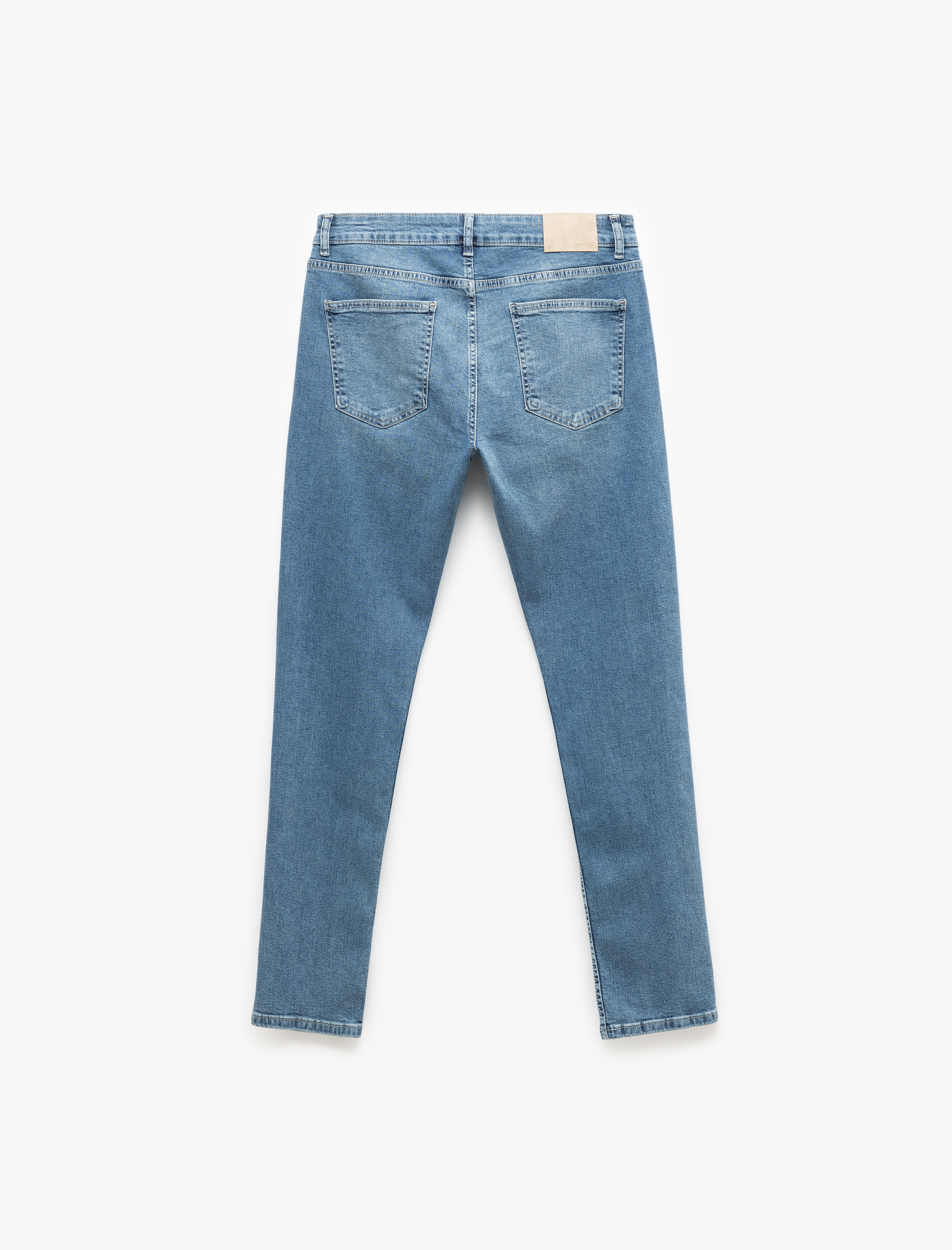   Normal Bel Cep Detaylı Pamuklu Slim Fit Jean Pantolon - Brad Jean