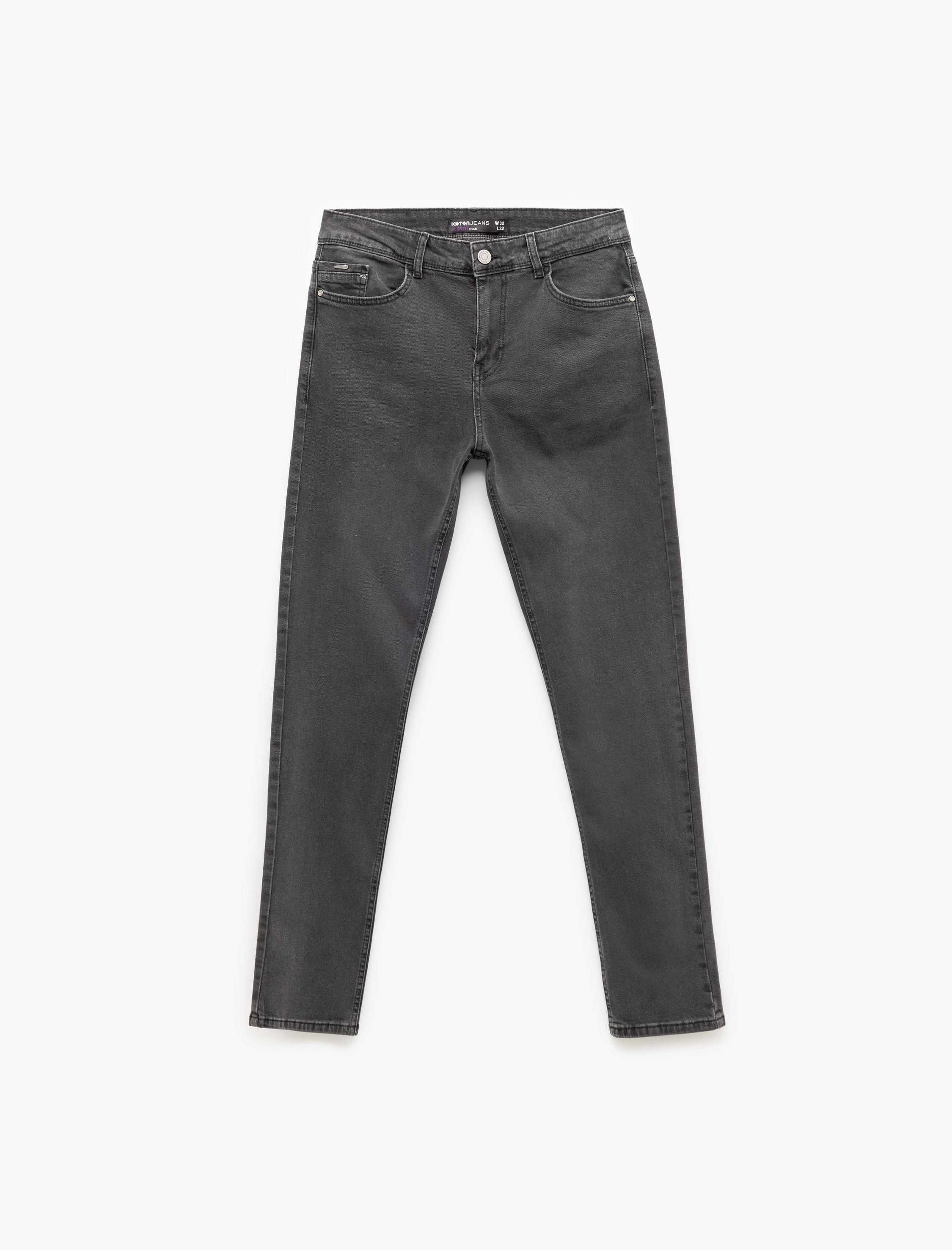   Normal Paça Pamuklu Cep Detaylı Slim Fit Jean Pantolon - Brad Jean