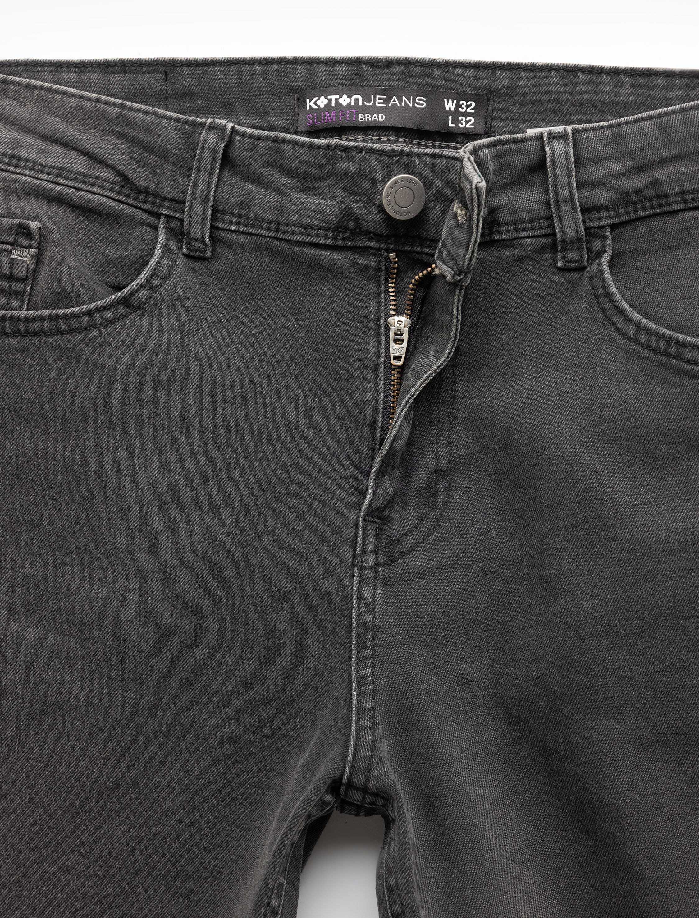   Normal Paça Pamuklu Cep Detaylı Slim Fit Jean Pantolon - Brad Jean