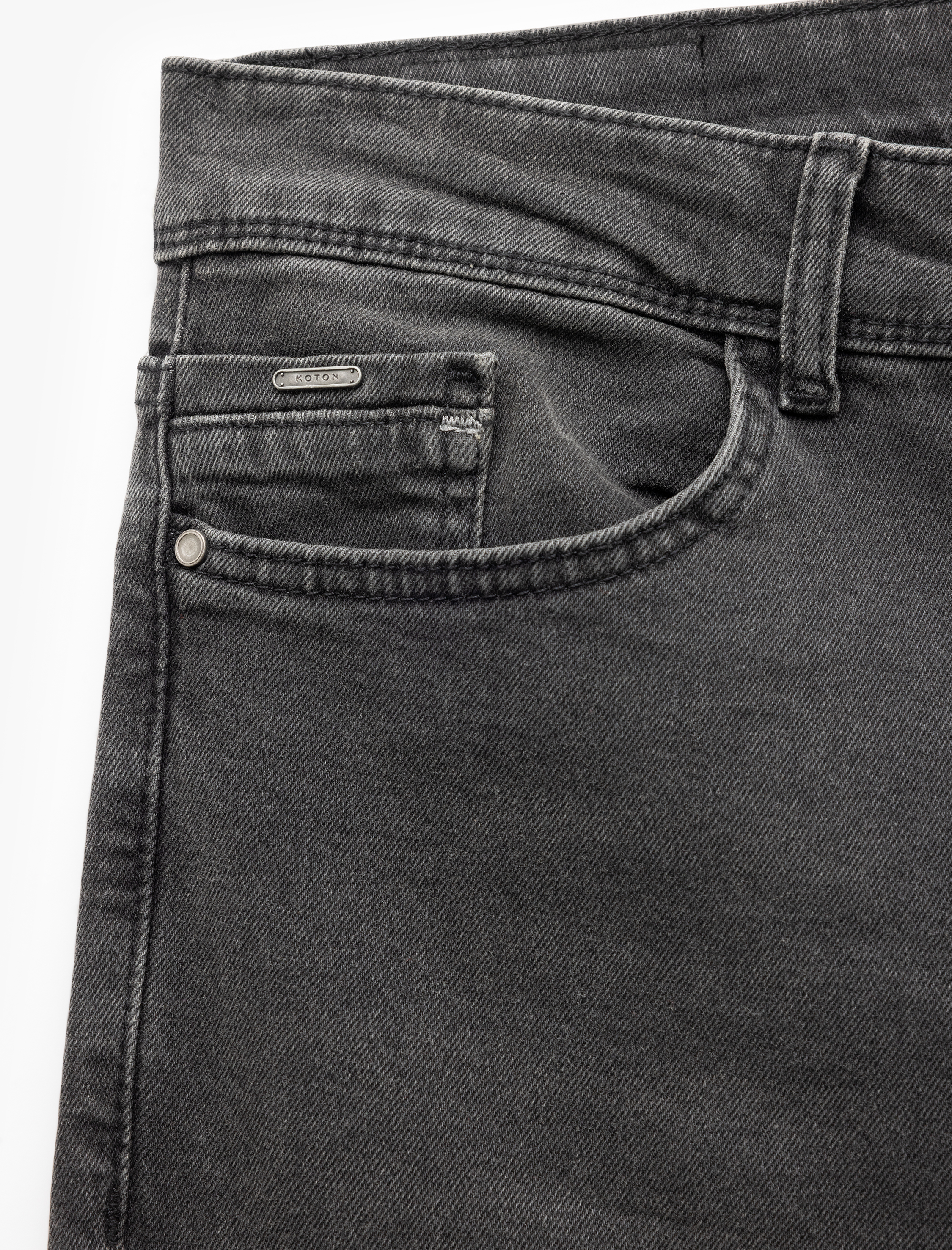   Normal Paça Pamuklu Cep Detaylı Slim Fit Jean Pantolon - Brad Jean