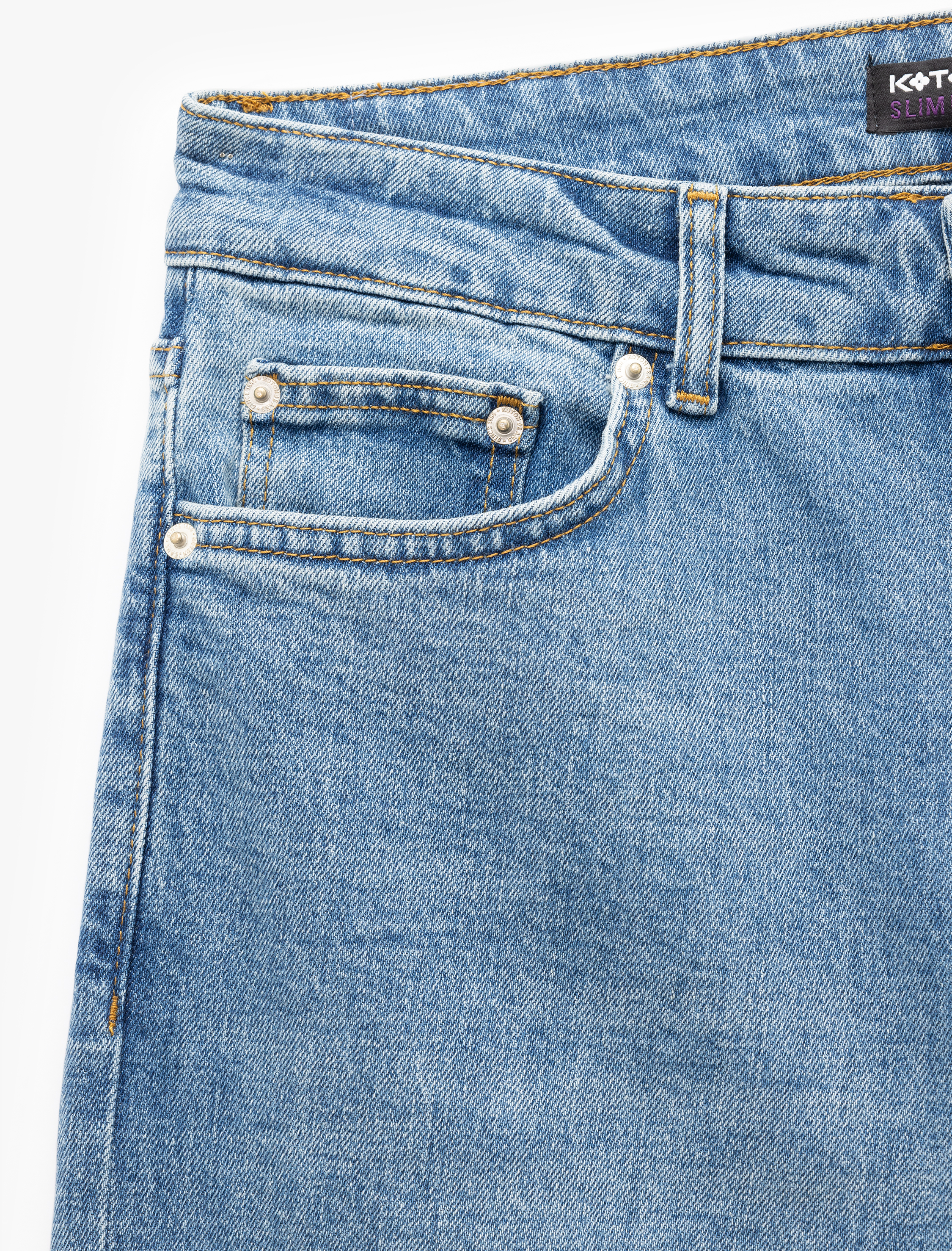   Normal Bel Pamuklu Slim Fit Jean Pantolon - Brad Jean