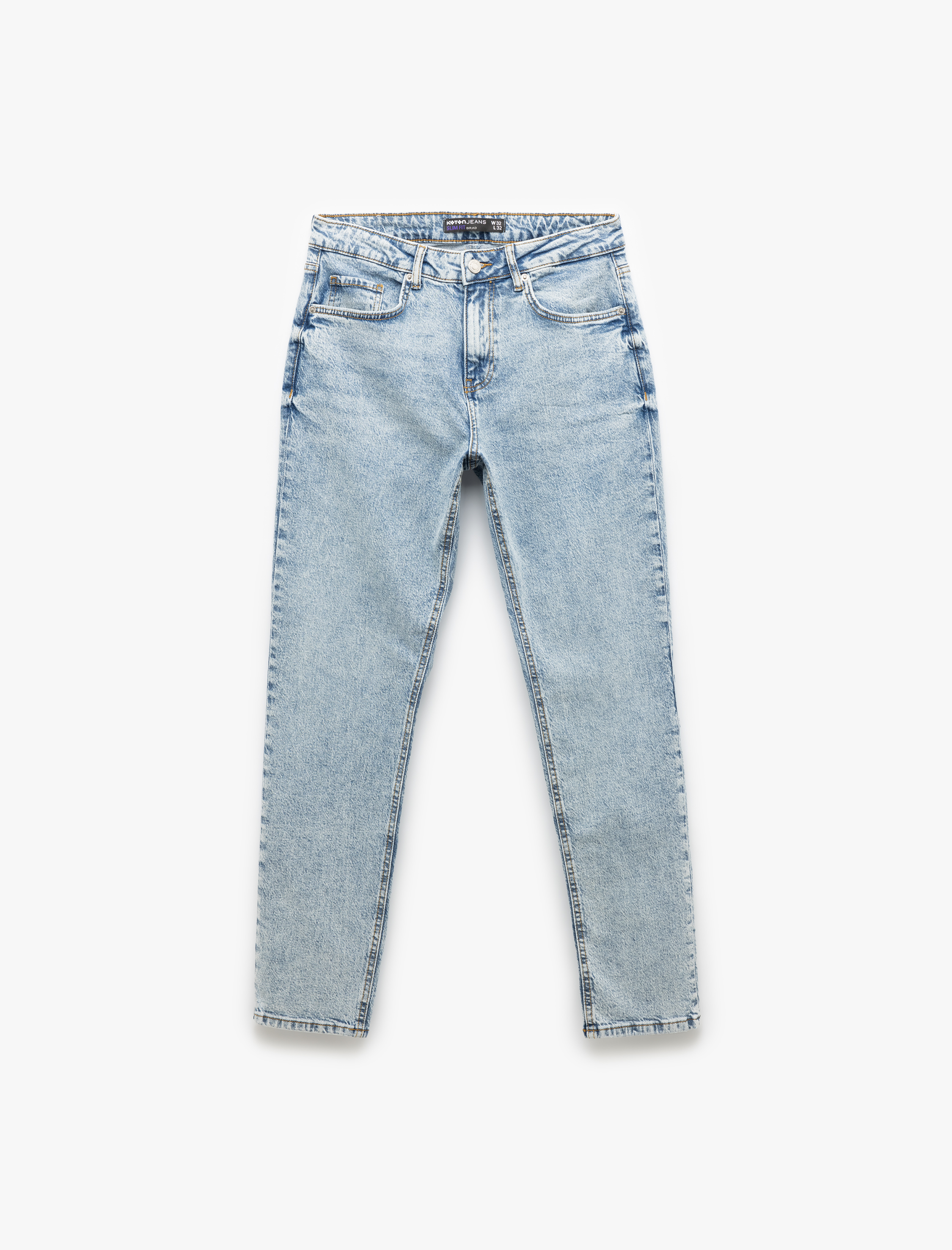   Slim Fit Kot Pantolon - Brad Jean