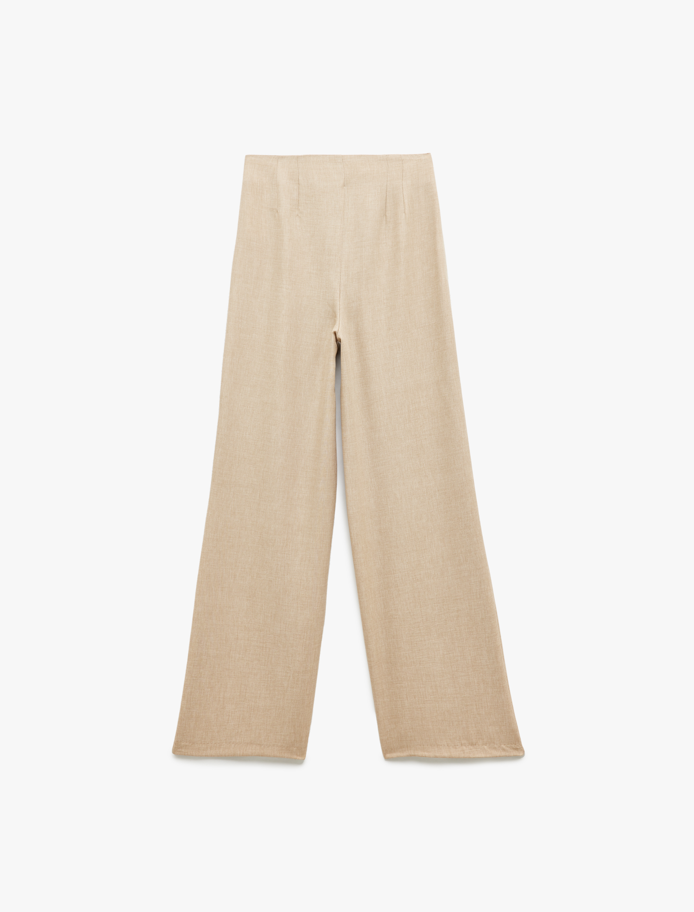 Rahat Kalıp Yüksek Bel Palazzo Pantolon