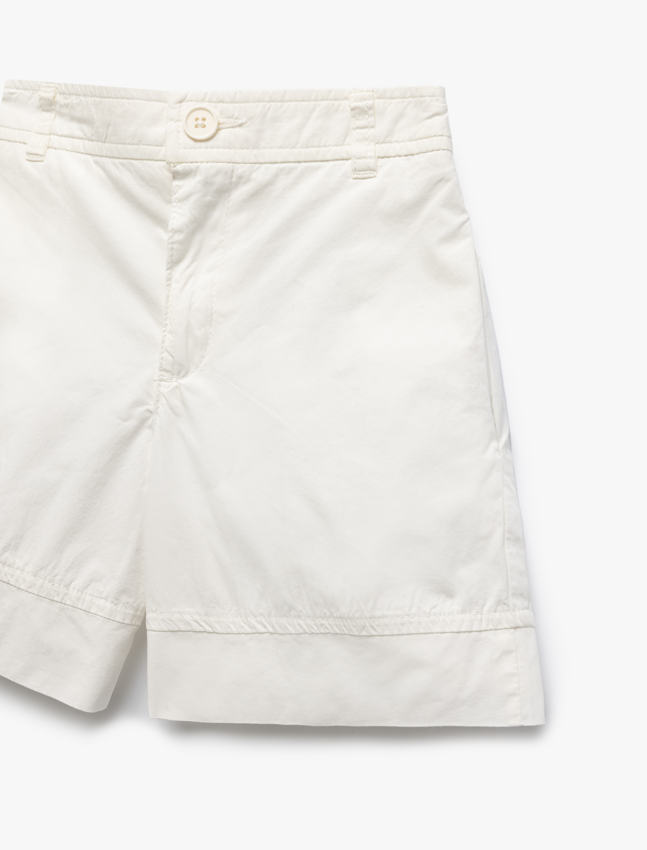  Kız Çocuk Pamuklu Cep Detaylı Düğmeli Basic Şort