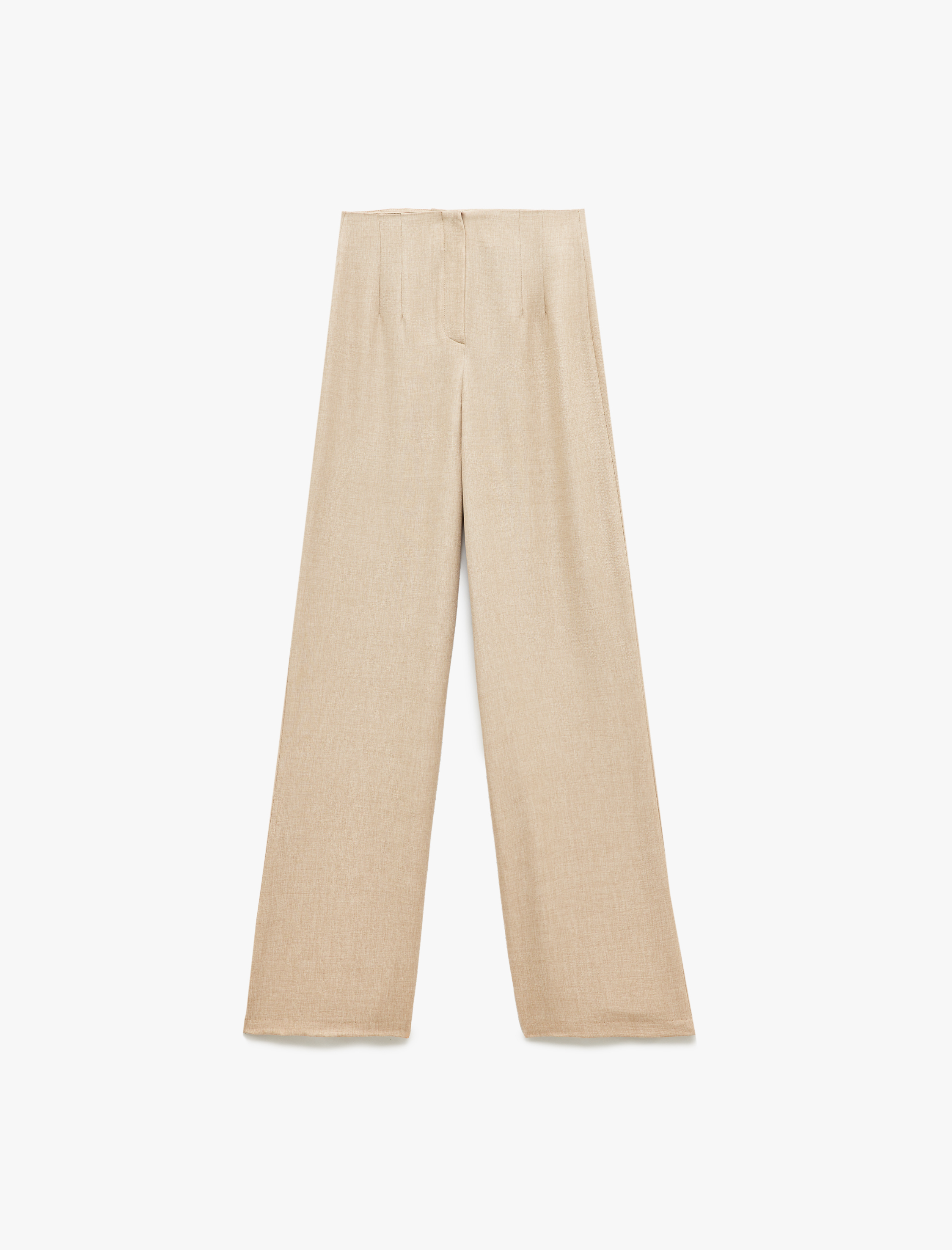 Rahat Kalıp Yüksek Bel Palazzo Pantolon