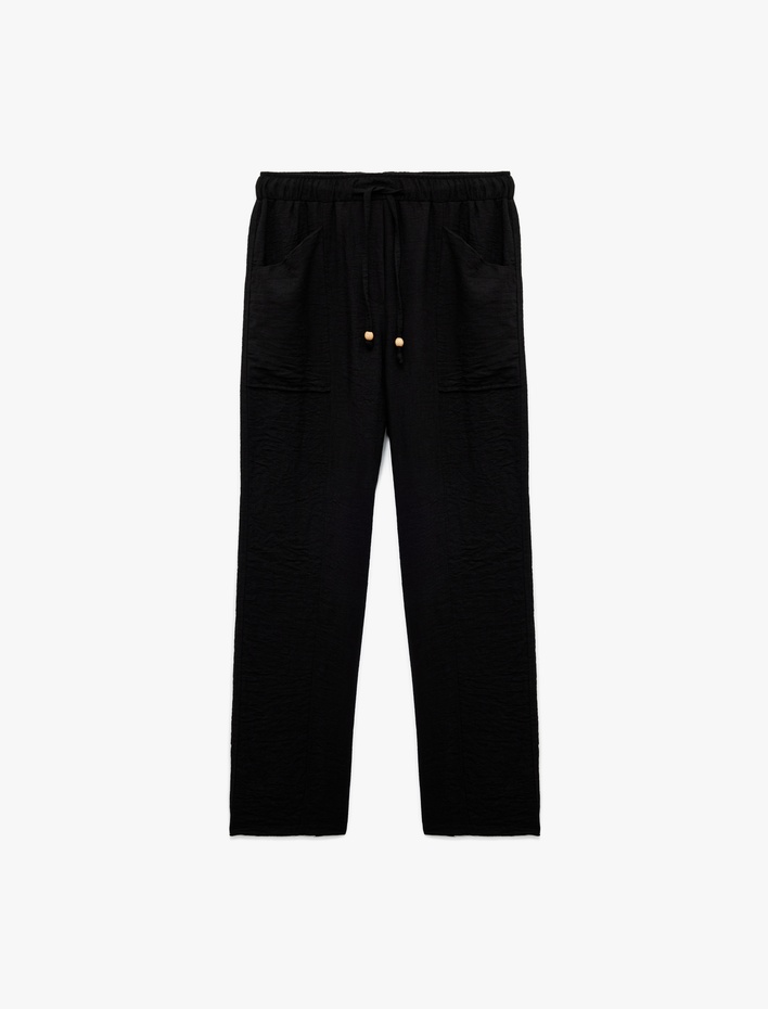  Standart Bel Cepli Dokulu Balon Fit Pantolon