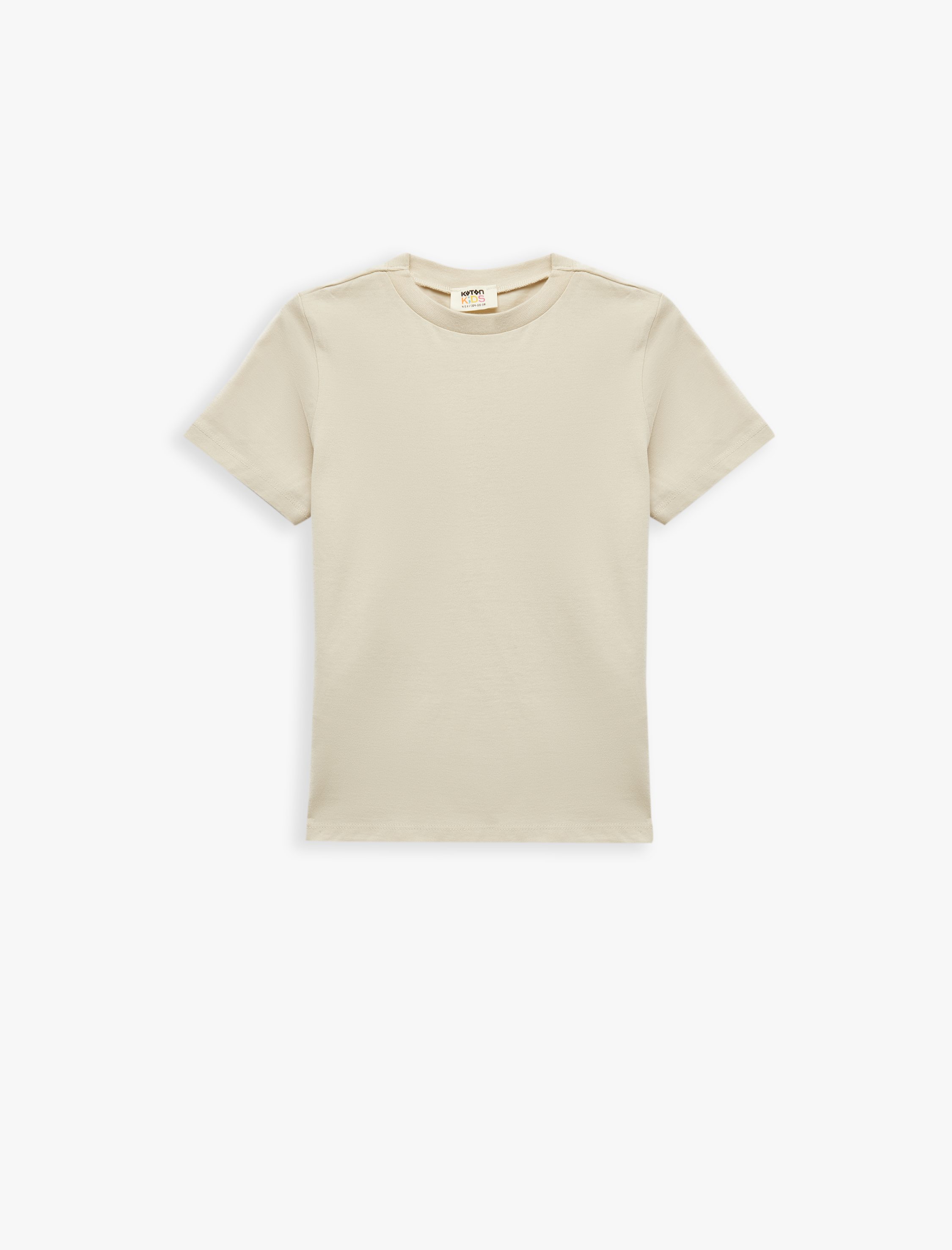  Erkek Çocuk Pamuklu Kısa Kollu Bisiklet Yaka 3'lü Tişört Seti