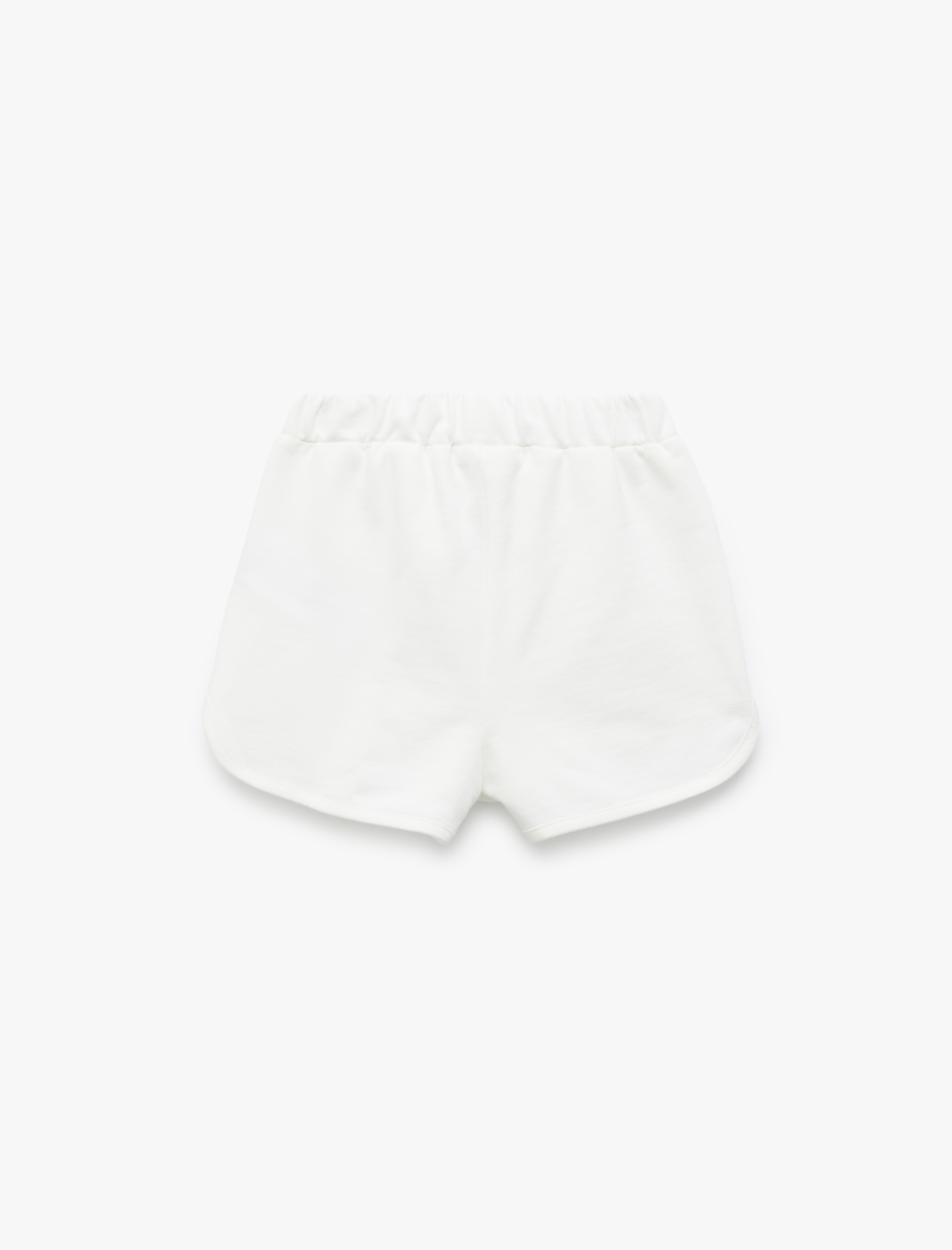  Kız Çocuk Pamuklu Beli Bağlamalı Baskılı Şort