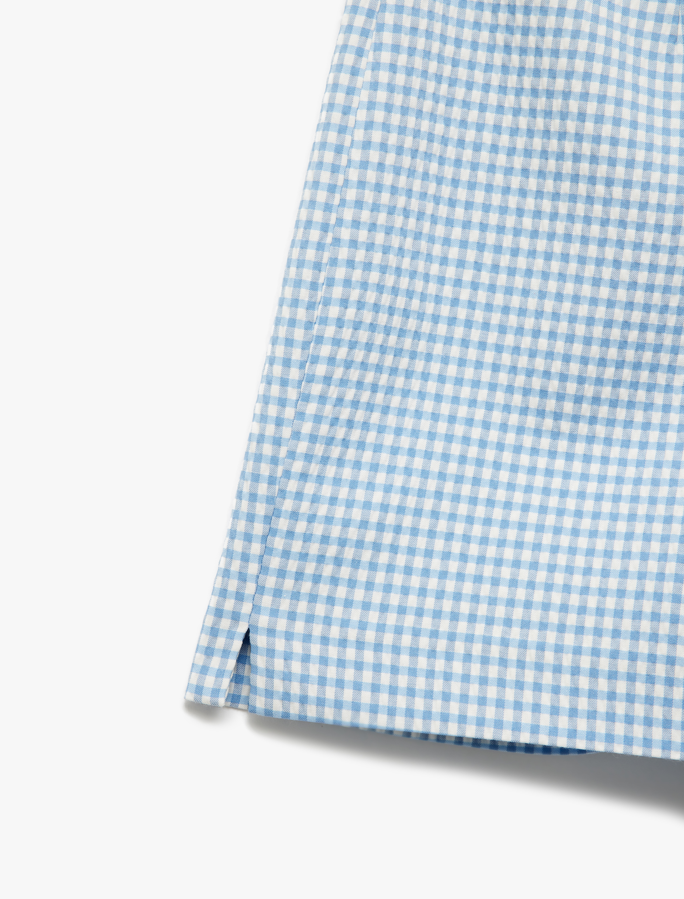   Koton X Sibil Çetinkaya - Viskon Kumaş Karışımlı Pötikareli Mini Şort