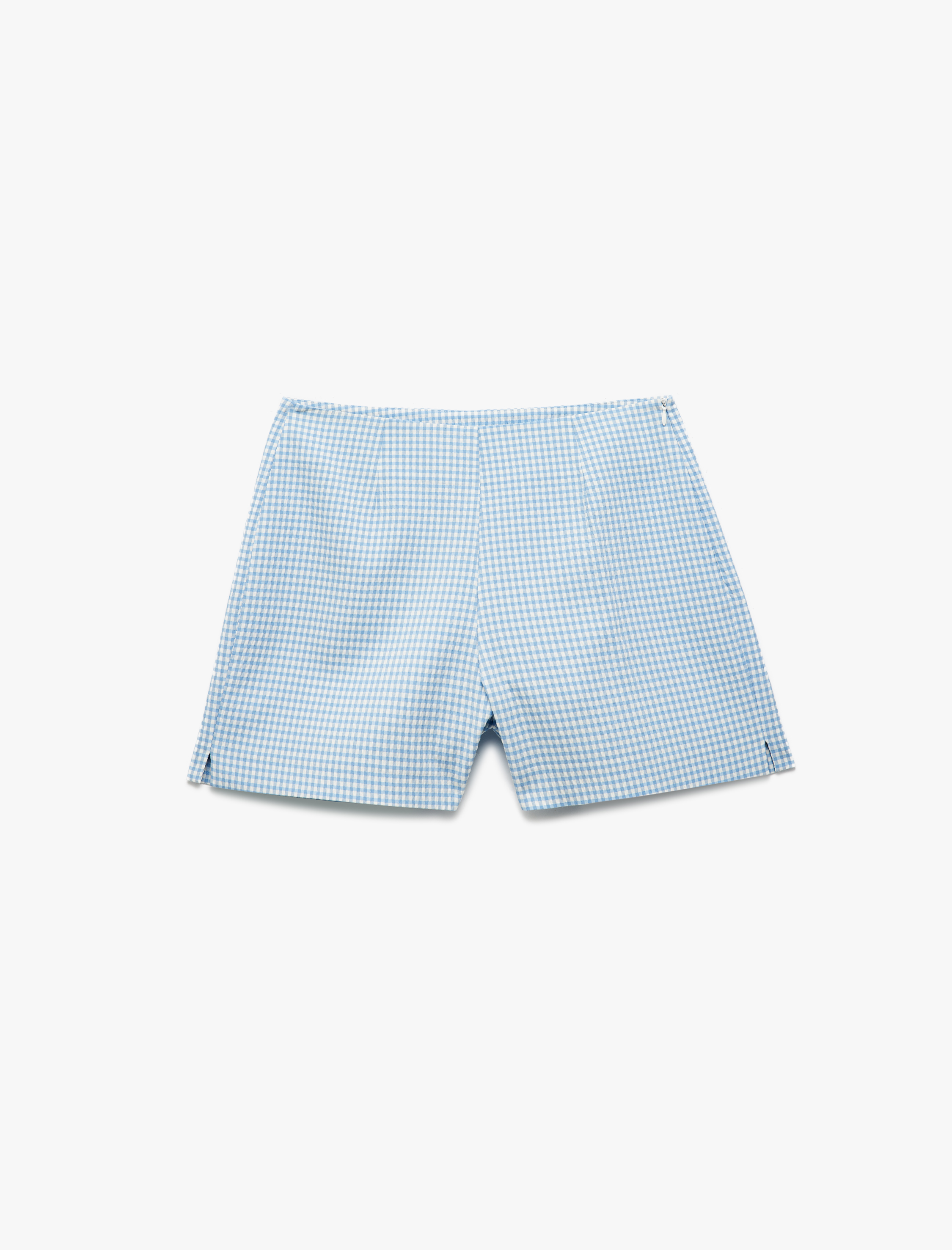   Koton X Sibil Çetinkaya - Viskon Kumaş Karışımlı Pötikareli Mini Şort