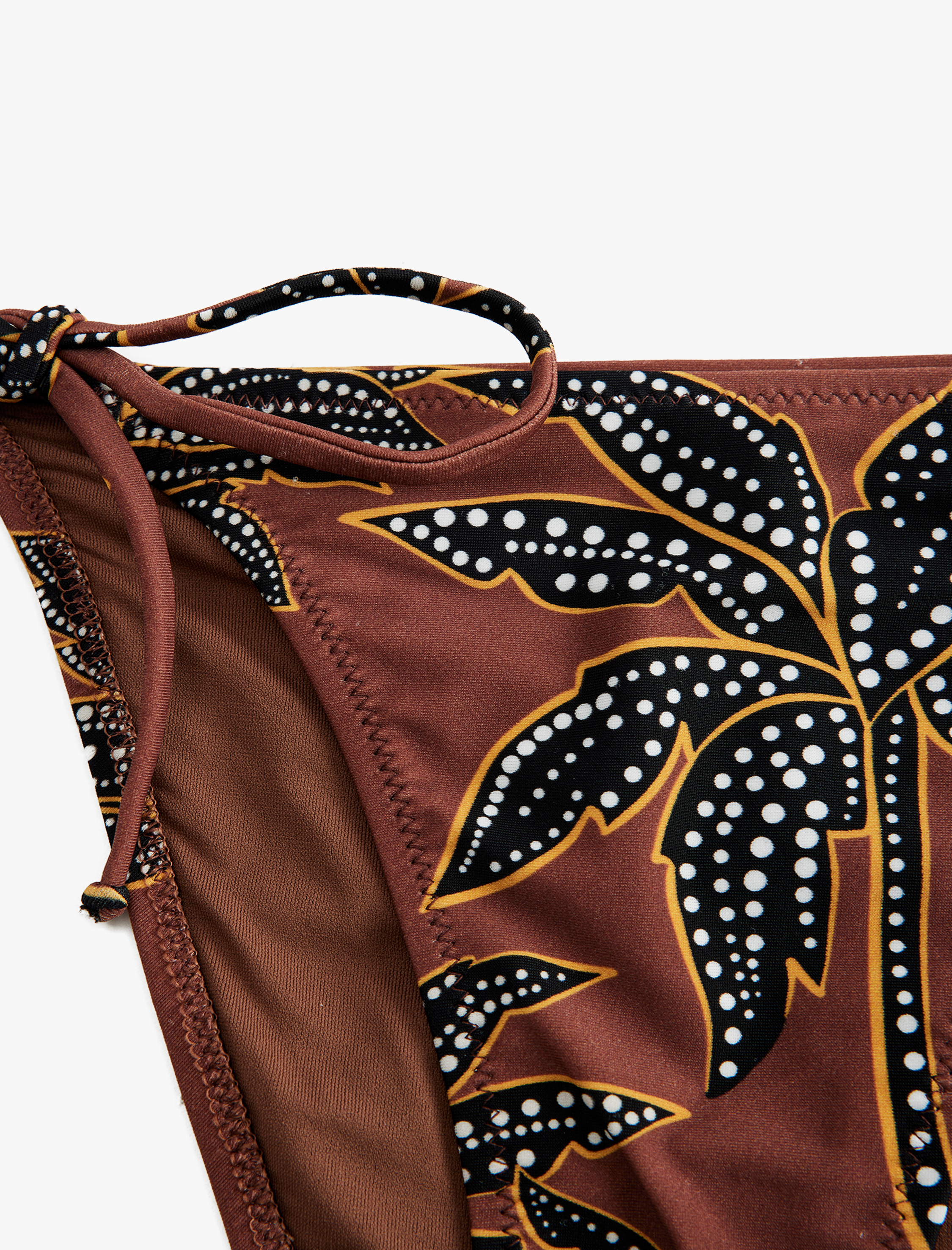   Çiçek Desenli İpli Bikini Altı