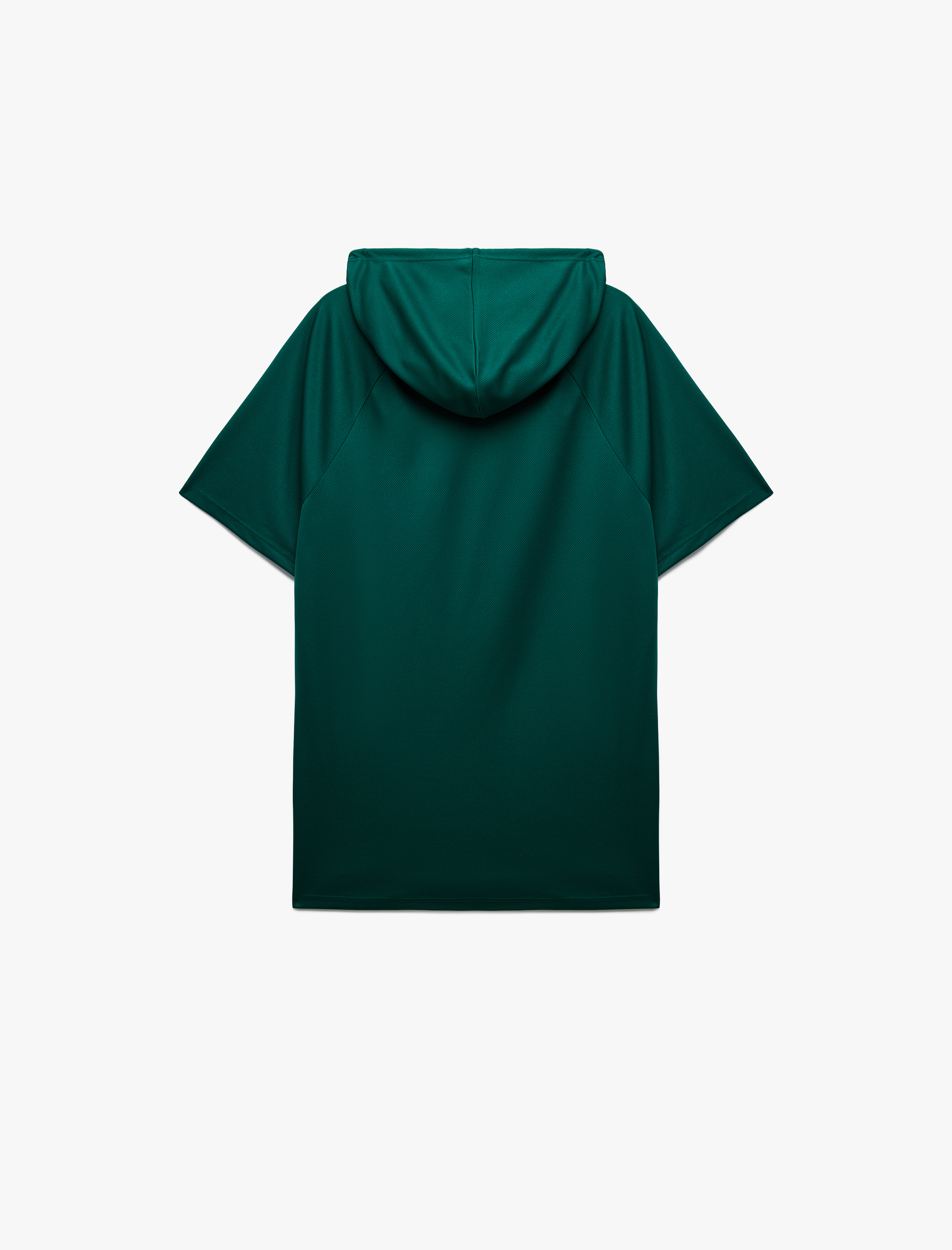   Kısa Kollu Regular Fit Basic Kapşonlu Spor Tişört