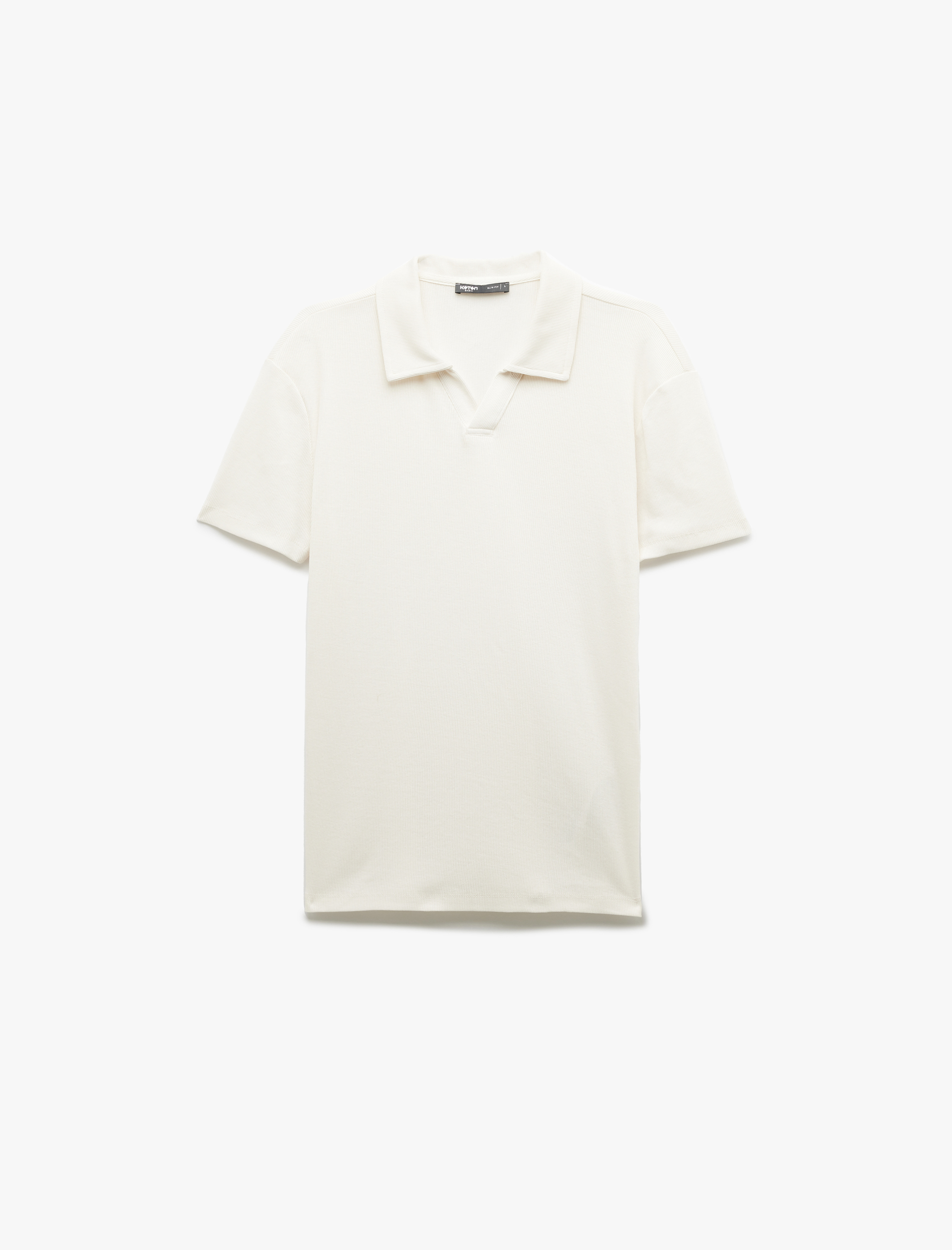   Pamuklu Kısa Kollu Slim Fit Basic Polo Tişört