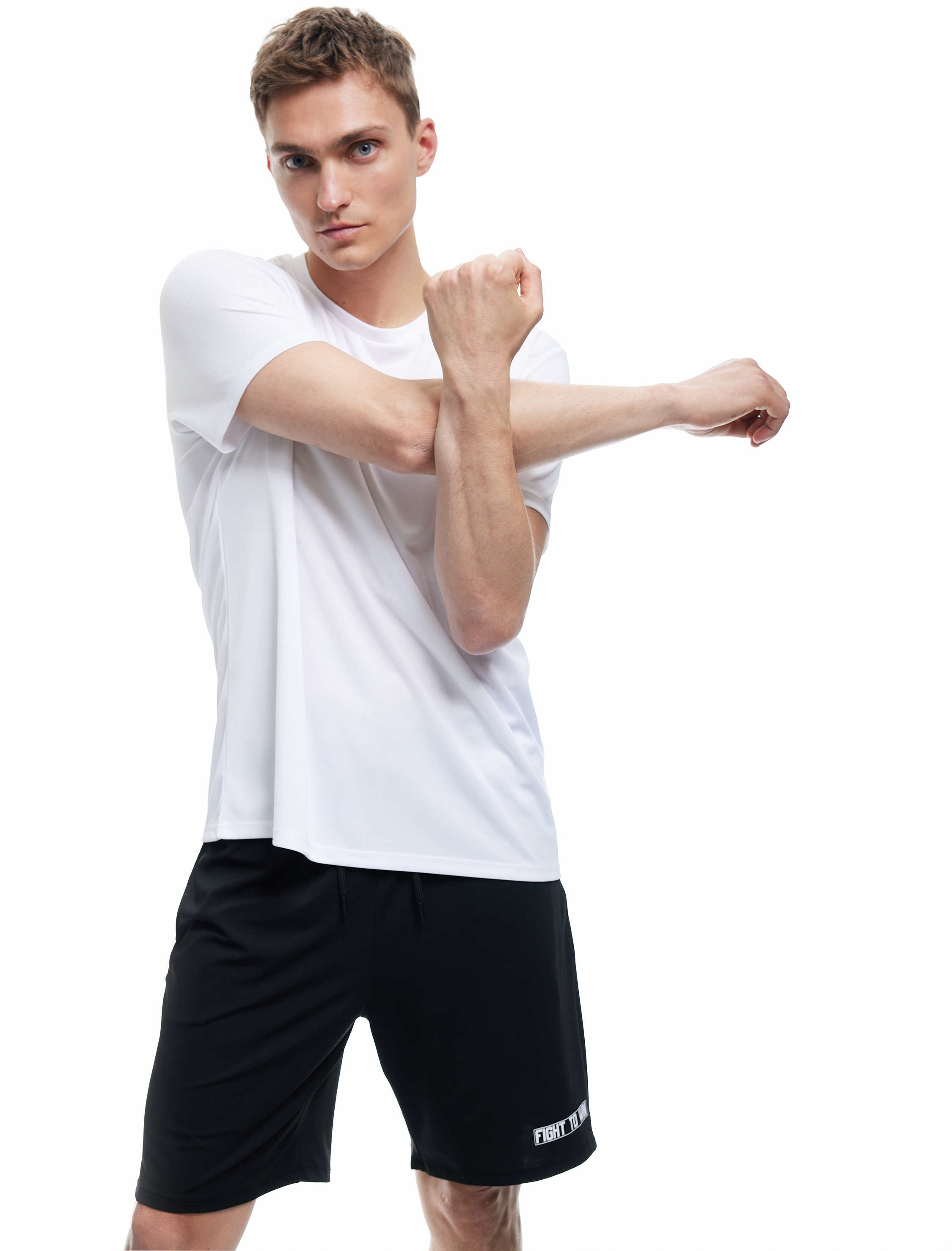   Arkası Baskılı Kısa Kollu Bisiklet Yaka Oversize Spor Tişört