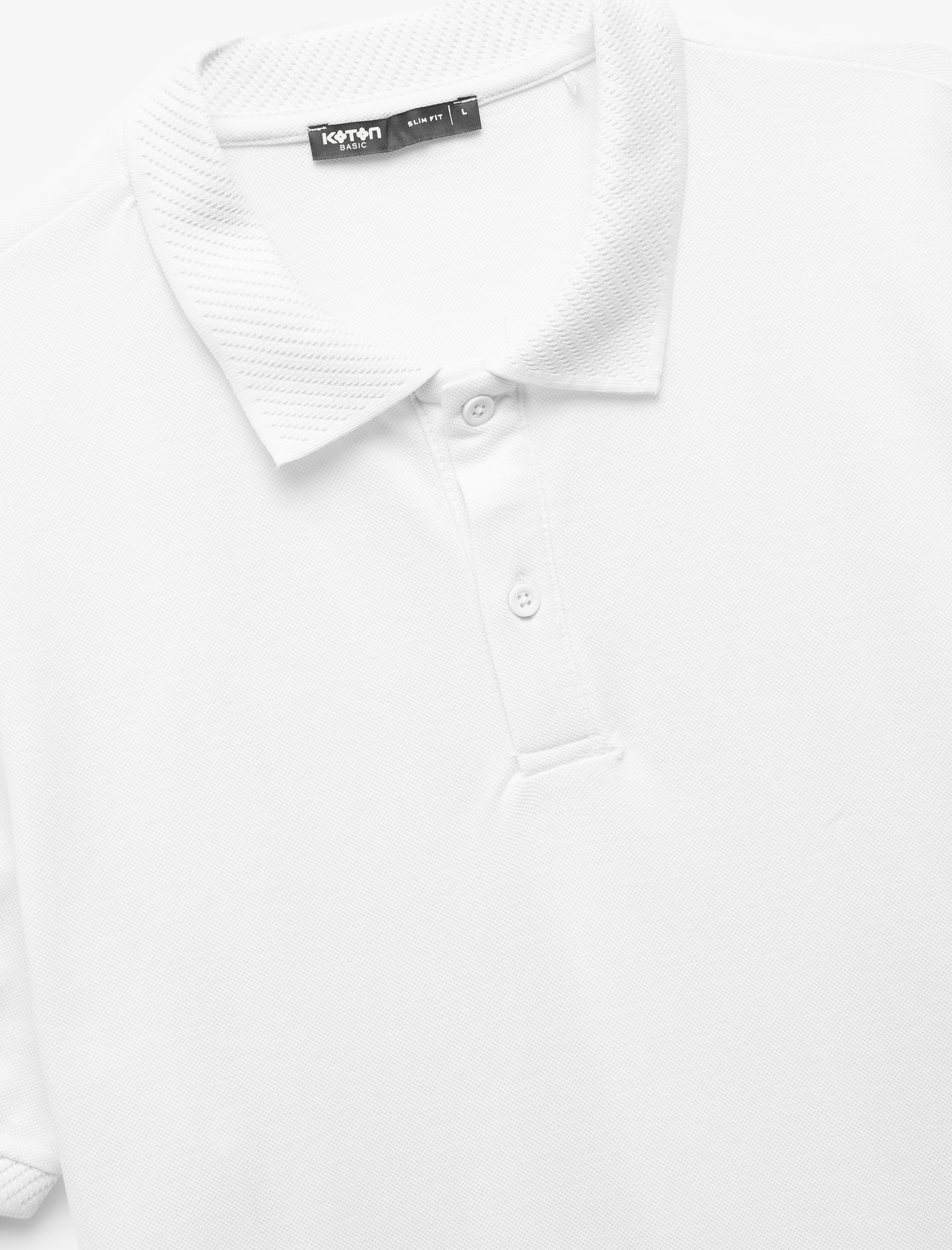   Slim Fit Kısa Kollu Pike Kumaş Pamuklu Polo Yaka Tişört