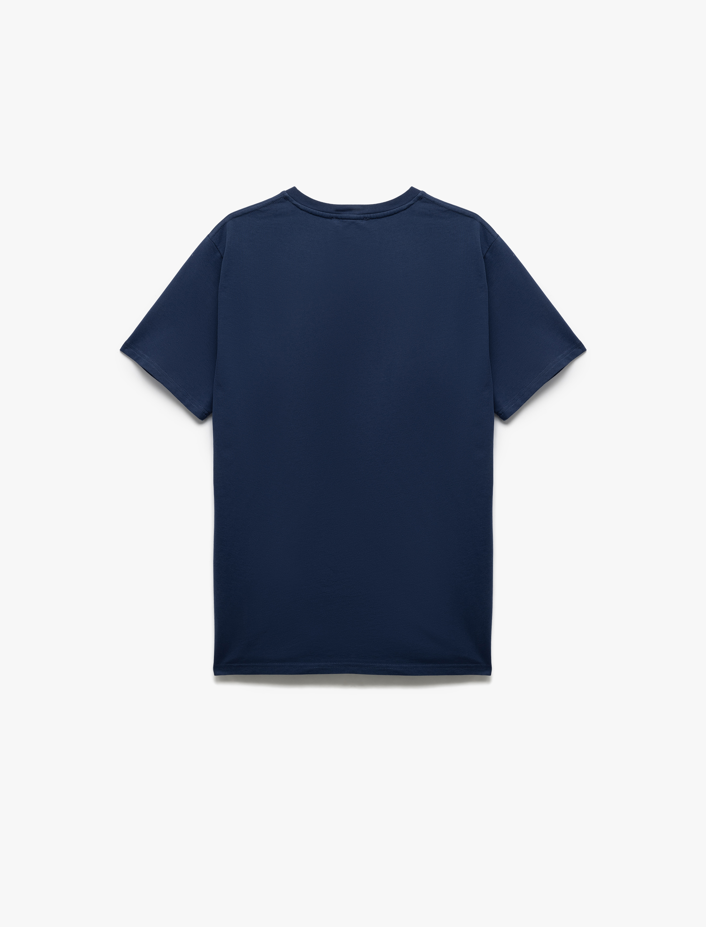   Kısa Kollu Bisiklet Yaka Baskılı Oversize Spor Tişört